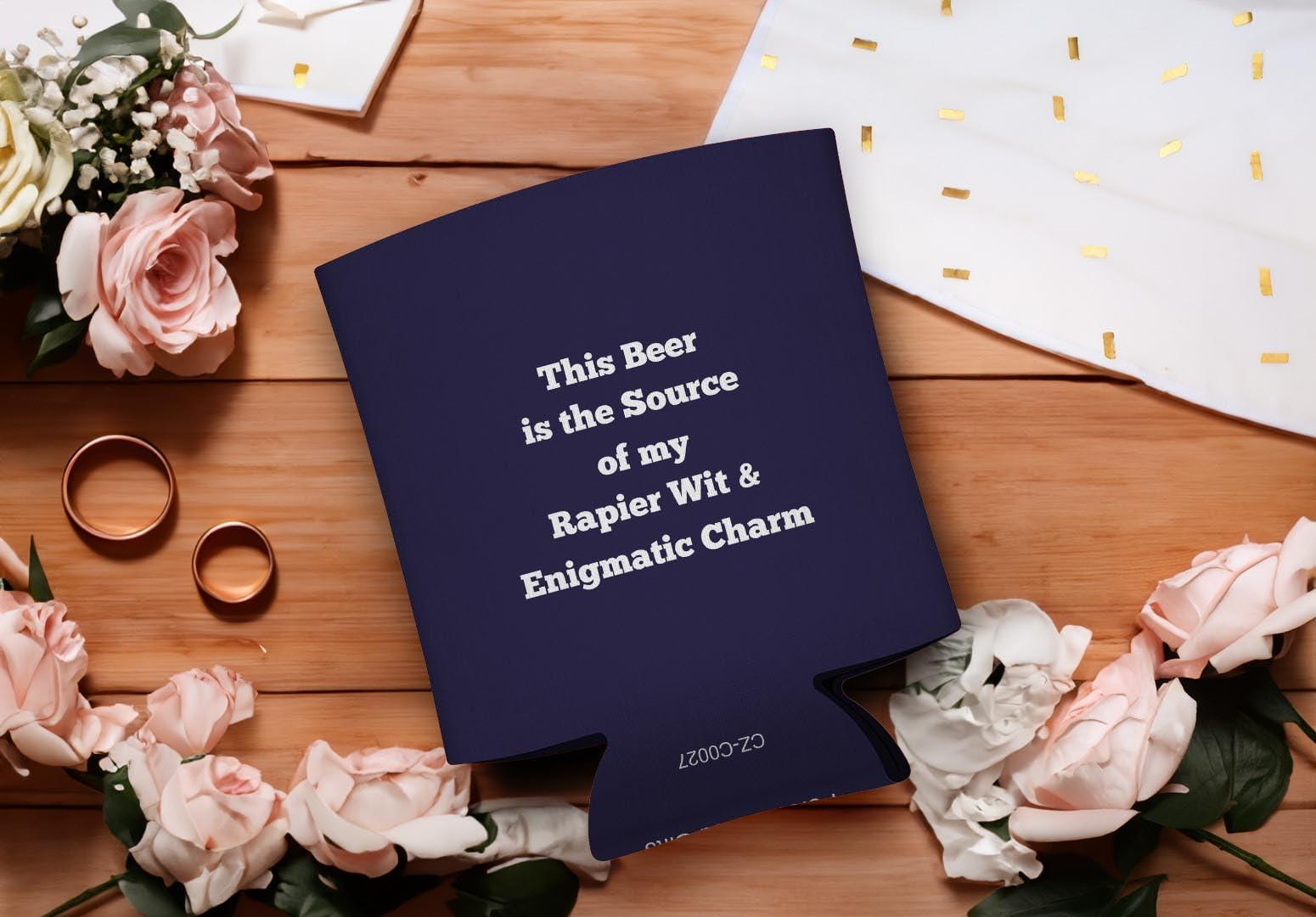 Personalized Gifts Unique Gifts Your Text Here Custom Coolies 48-pack Customized Can Coolie Drink Coolers Coolies Navy