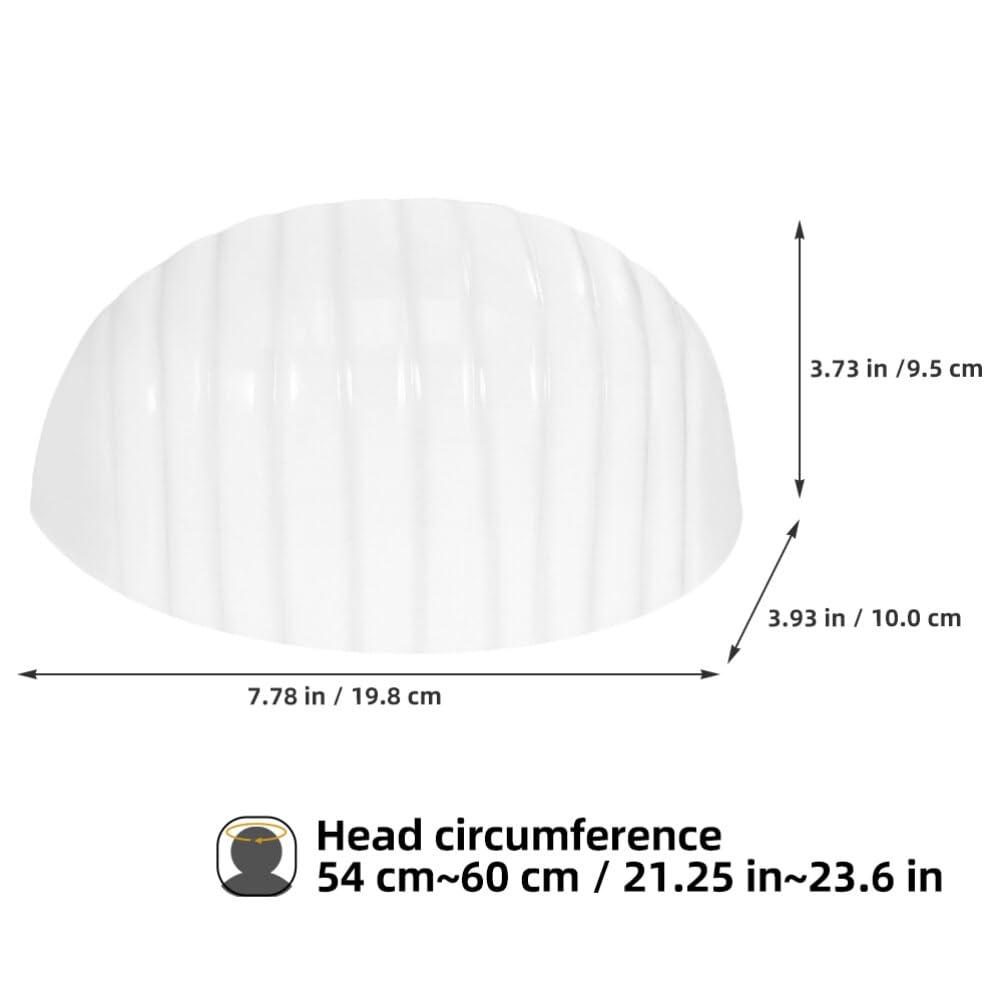 VOSAREA VOSAREA Baseball Caps Inserts Shapers 20pcs Plastic Clear Reusable Hats Liner Cap Fitter Inserts Support Half Hats Stay Brace Cap Form Inflatable Hats Holder Wig Shaper