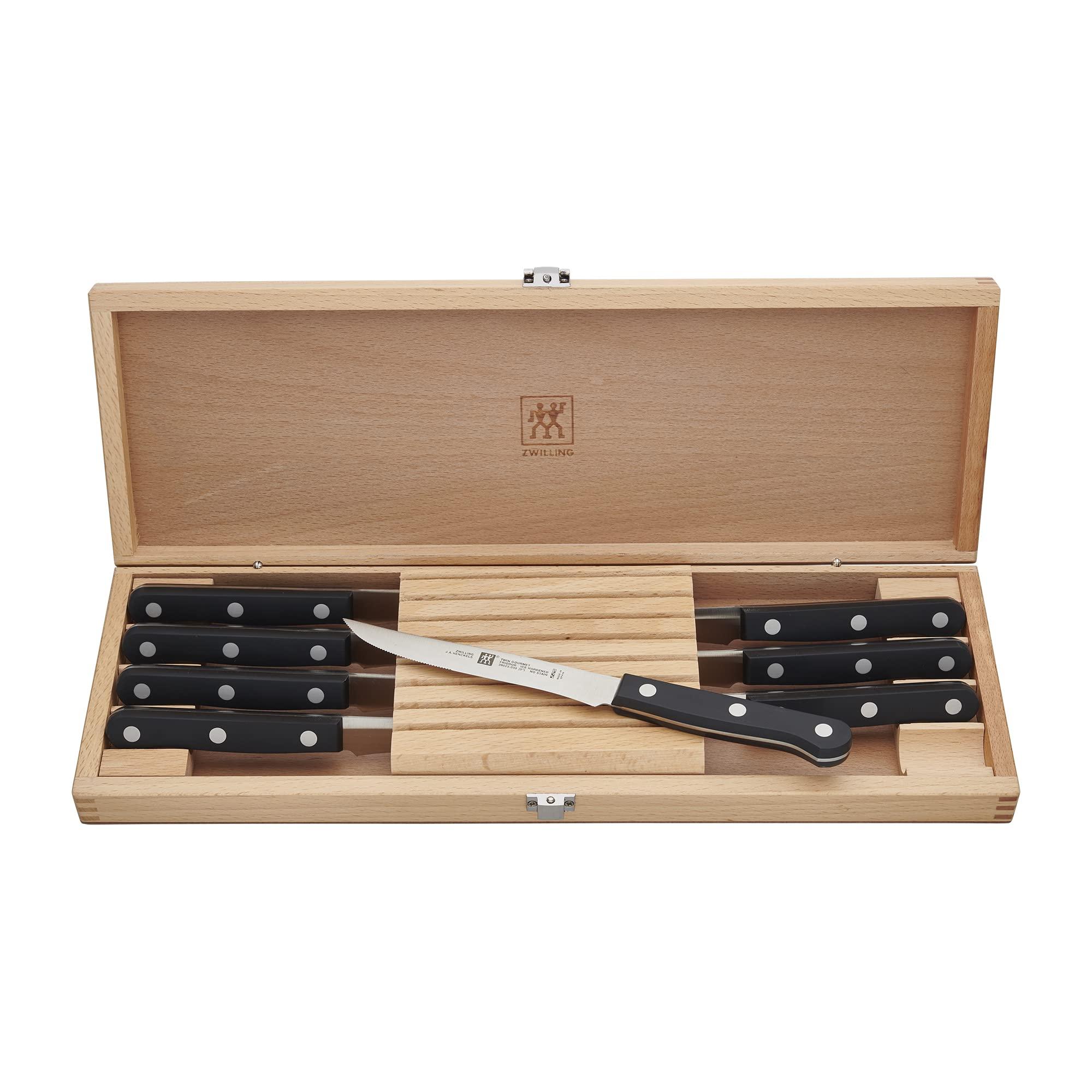 ZWILLING Zwilling J.A. Henckels Twin Gourmet 8-Piece Steak Knife Set with Box