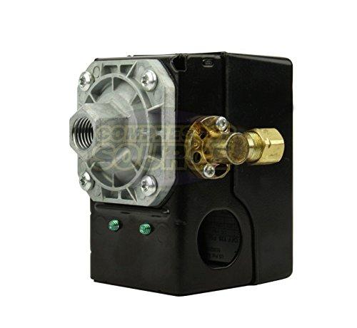 Hubbell Pressure switch for air compressor made by Furnas / Hubbell 69JF7LY 95-125 single port w/ unloader & on/off lever