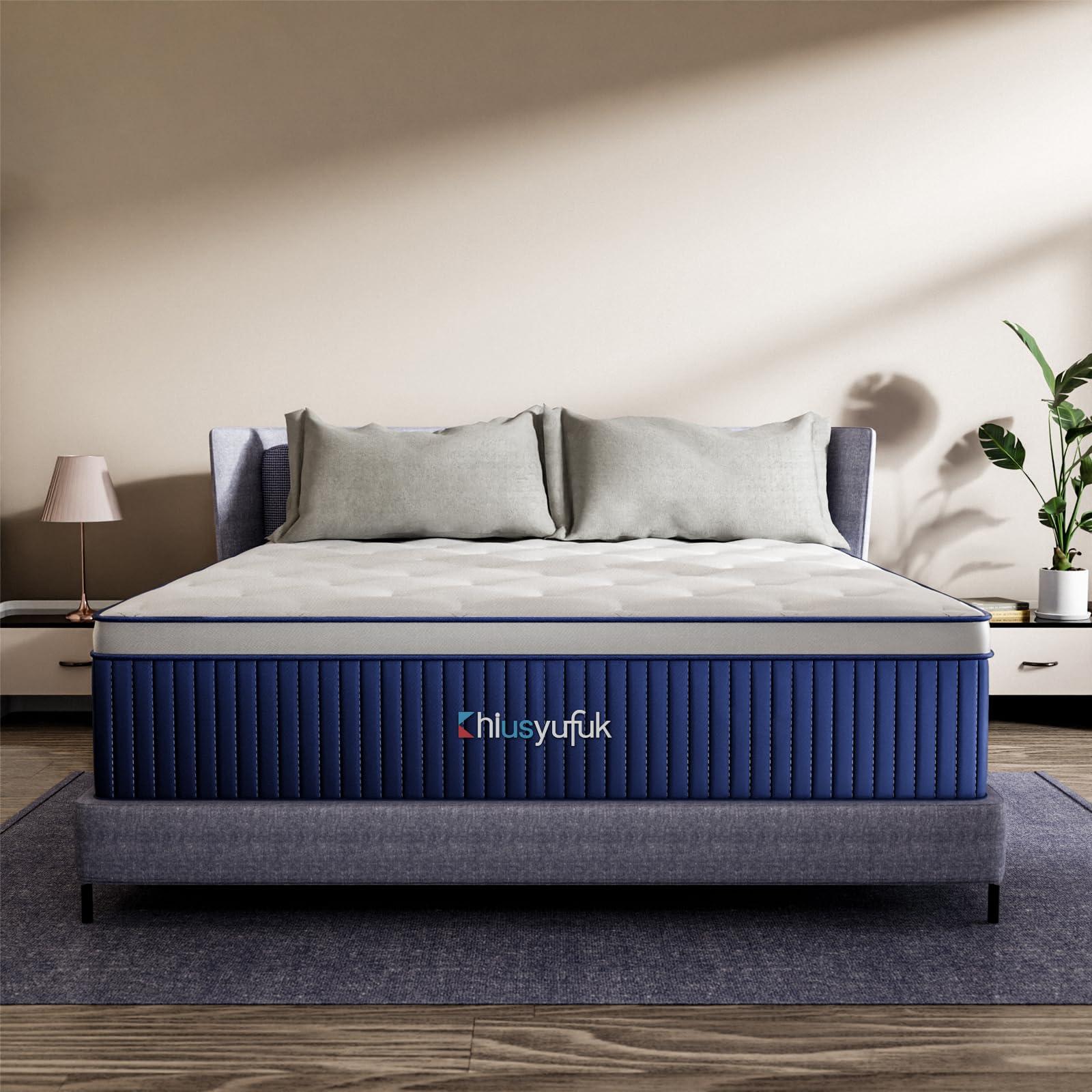 Chiusyufuk Chiusyufuk Full Mattress,12 Inch Full Size Mattress in a Box,Single Bed Mattress with Memory Foam and Pocket Spring,Ergonomic Design & Pressure Relief,Medium Firm Mattress,54"*75"*12"