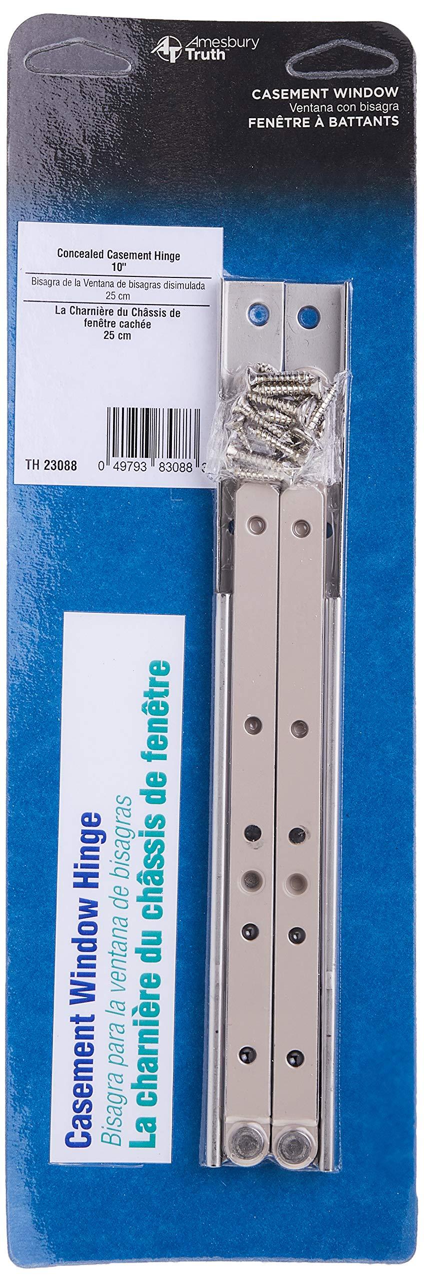 PRIME-LINE Prime-Line TH 23088 Concealed Hinges, 10 inch, Steel, E-Gard Corrosion Resistant Coating (single pack) Pair