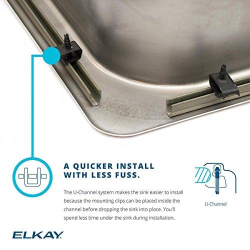 Elkay Elkay Lustertone Classic LRAD2918603 Equal Double Bowl Drop-In Stainless Steel ADA Sink