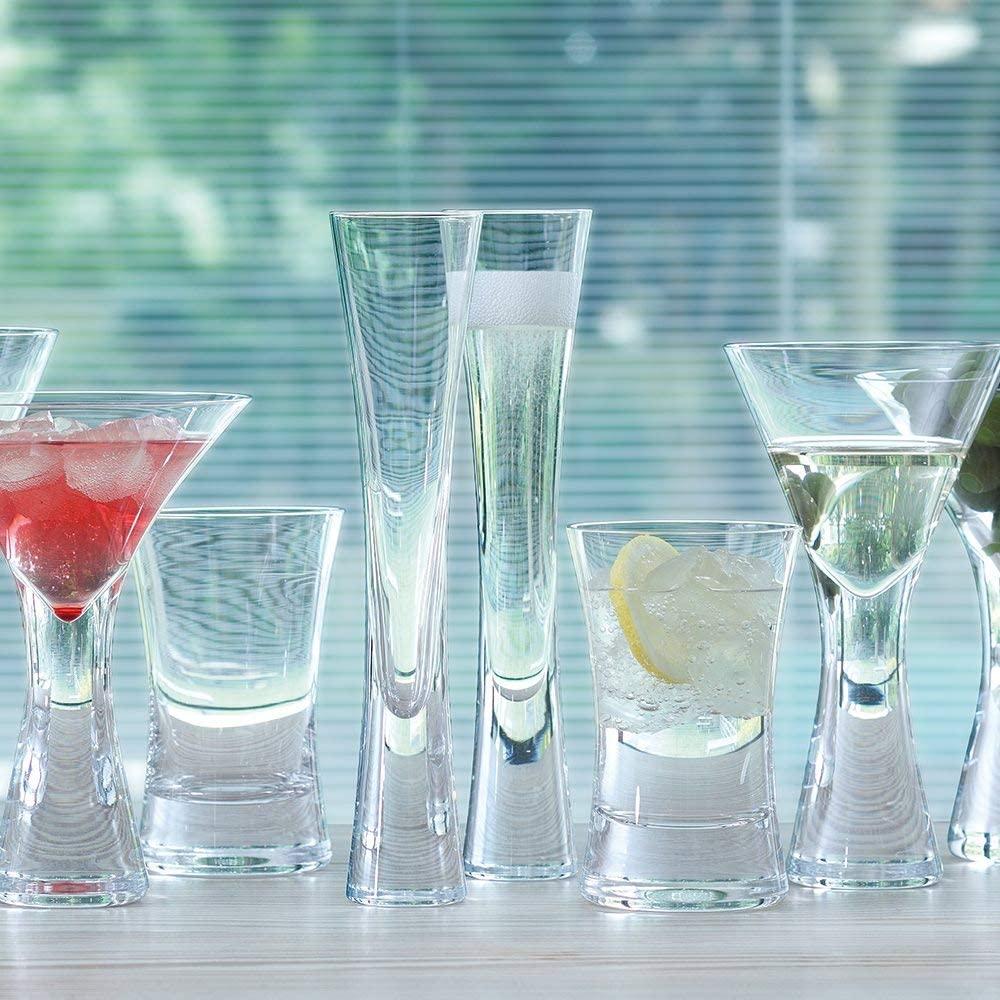 LSA International LSA MV17 Moya Champagne Flute 5.7 fl oz /H9.75in Clear x 2