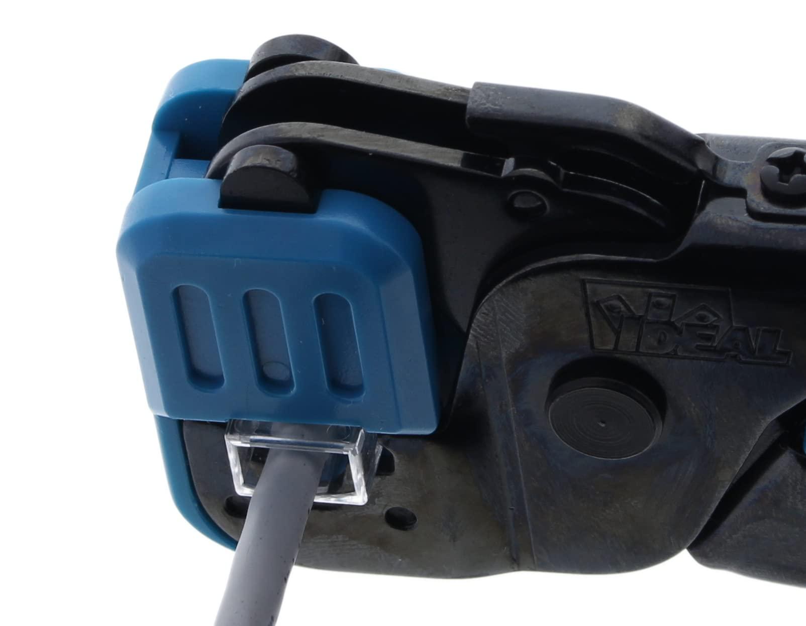 Ideal Industries IDEAL Electrical 30-496 Telemaster Modular Plug Crimp Tool, Crimping Tool for CAT5e/6 RJ-45 (8P8C)/RJ-11/12 (6P6C/6P4C) Modular Plugs
