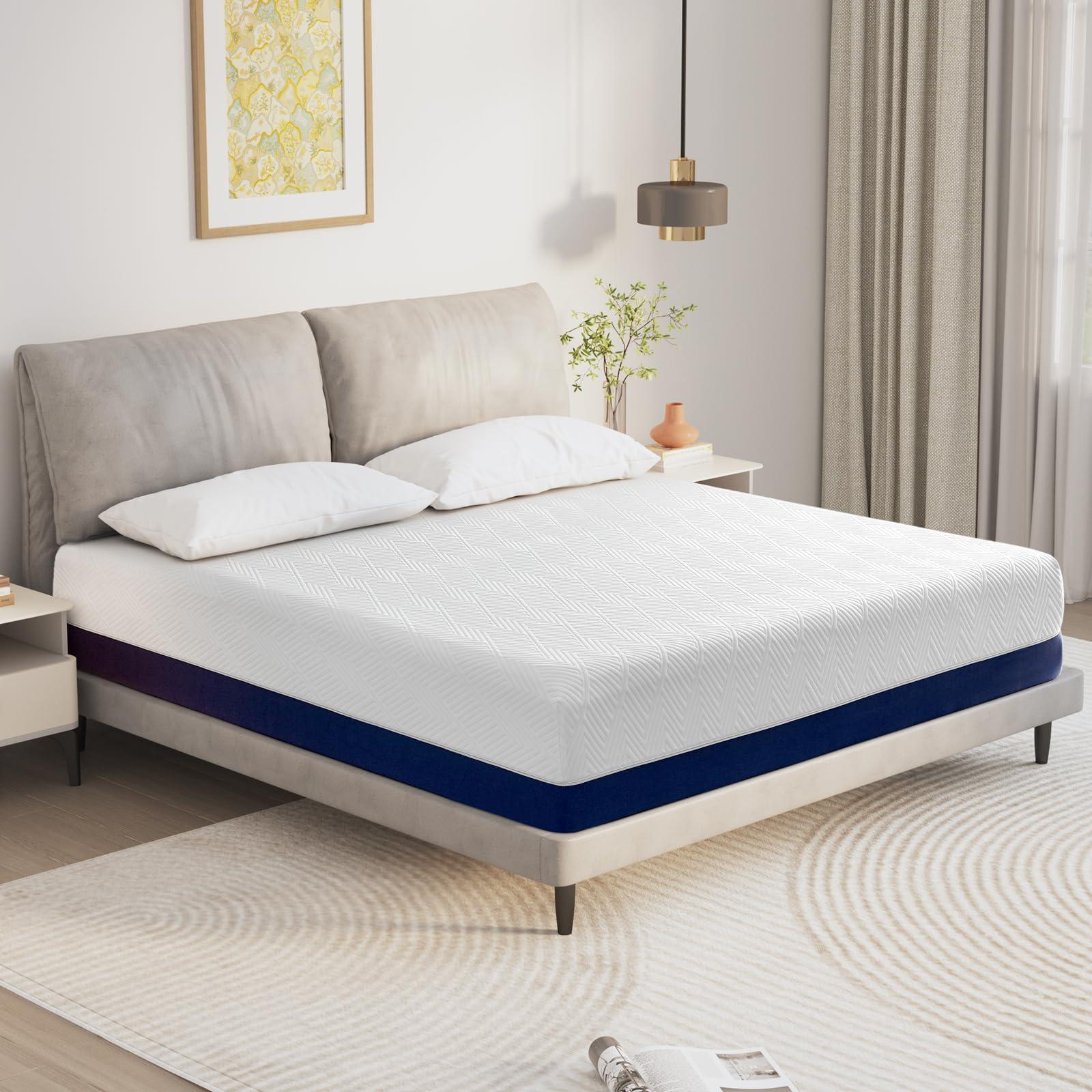 Twolike Twolike 14 inch Queen Size Memory Foam Mattress in a BoxMedium