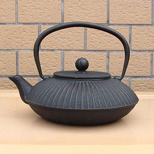 LKYU Japanese Black Cast iron tea teapot kettle sieve gift 9 pattern-Pine Bamboo Plum_CHINA
