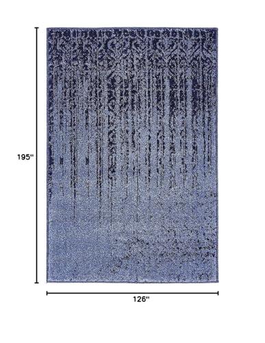 Overstock Overstock Contemporary Weby Collection Area Rug 10'6"x16'5" - Purple