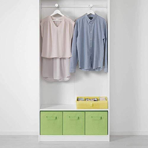 ShellKingdom ShellKingdom Storage Bins, Foldable Fabric Storage Cubes And Cloth Storage Organizer Drawer For Closet And Toys Storage, 2 Pack (Green)