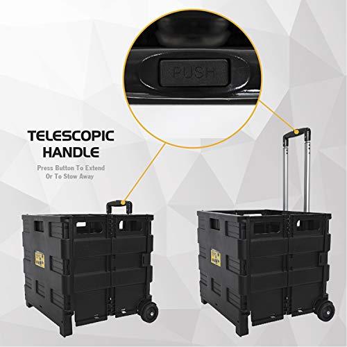 Olympia Tools Olympia Tools 85-010 Grand Pack-N-Roll Portable Tools Carrier with Telescopic Handle, 80 Lb. Load Capacity, Black