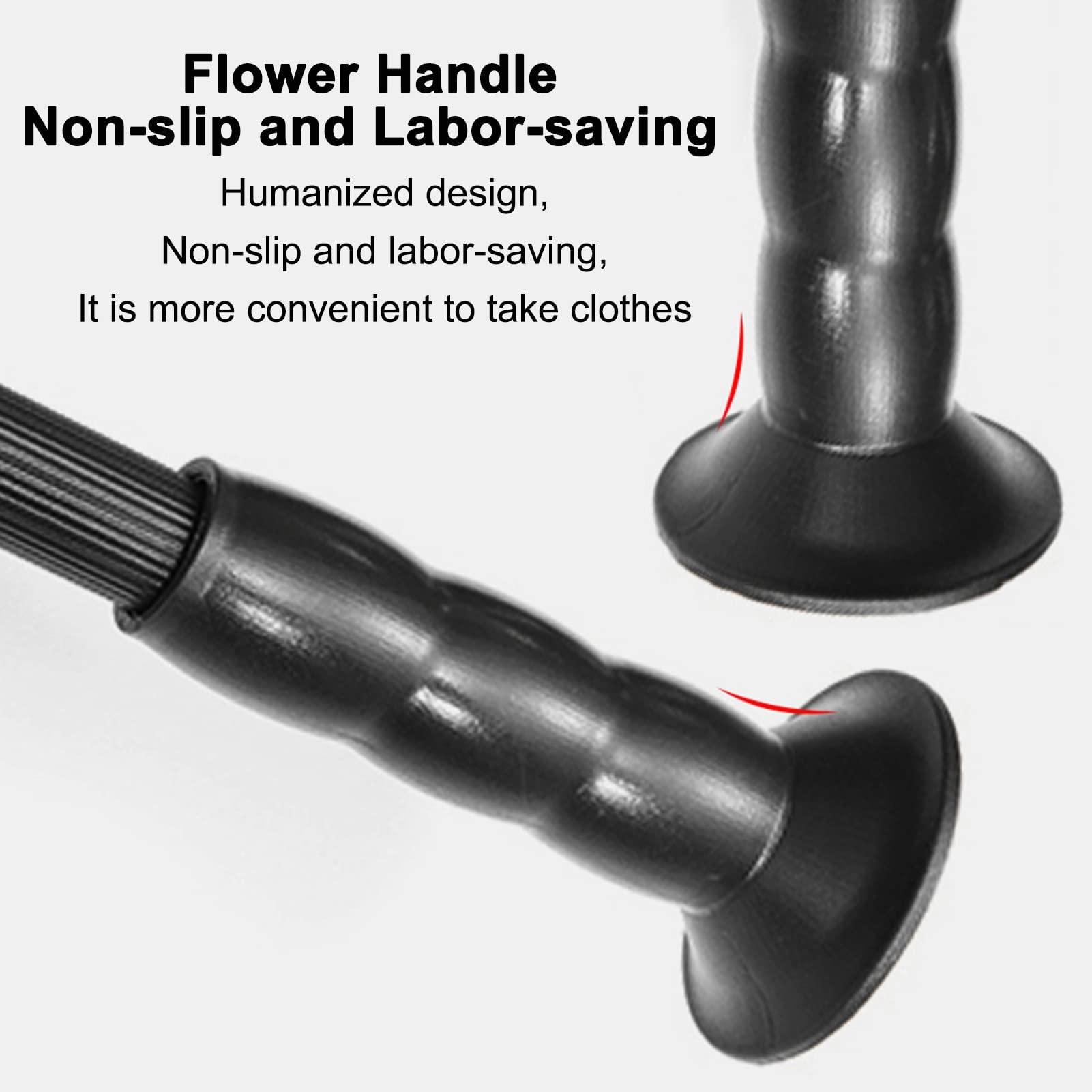 BELUND Black Lifting Hanger Pull Down Wardrobe Rail Auto Spring Back Width Adjustable Hanger Space Saving Soft Reset, Adjustable Closet Rod (Size : 830-1150mm)