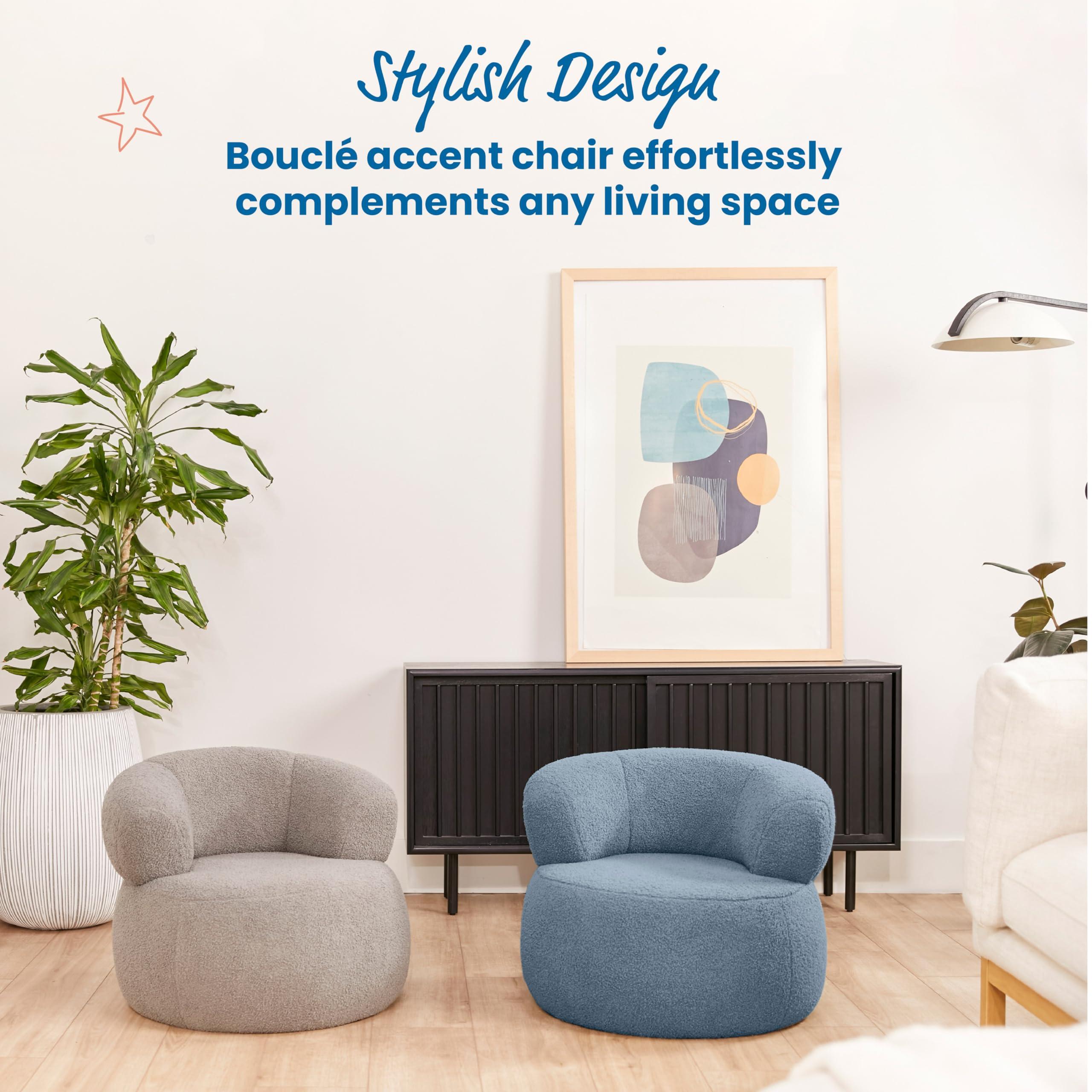 ECR4Kids ECR4Kids Sophie Accent Chair, Kids Furniture, Peacock Blue