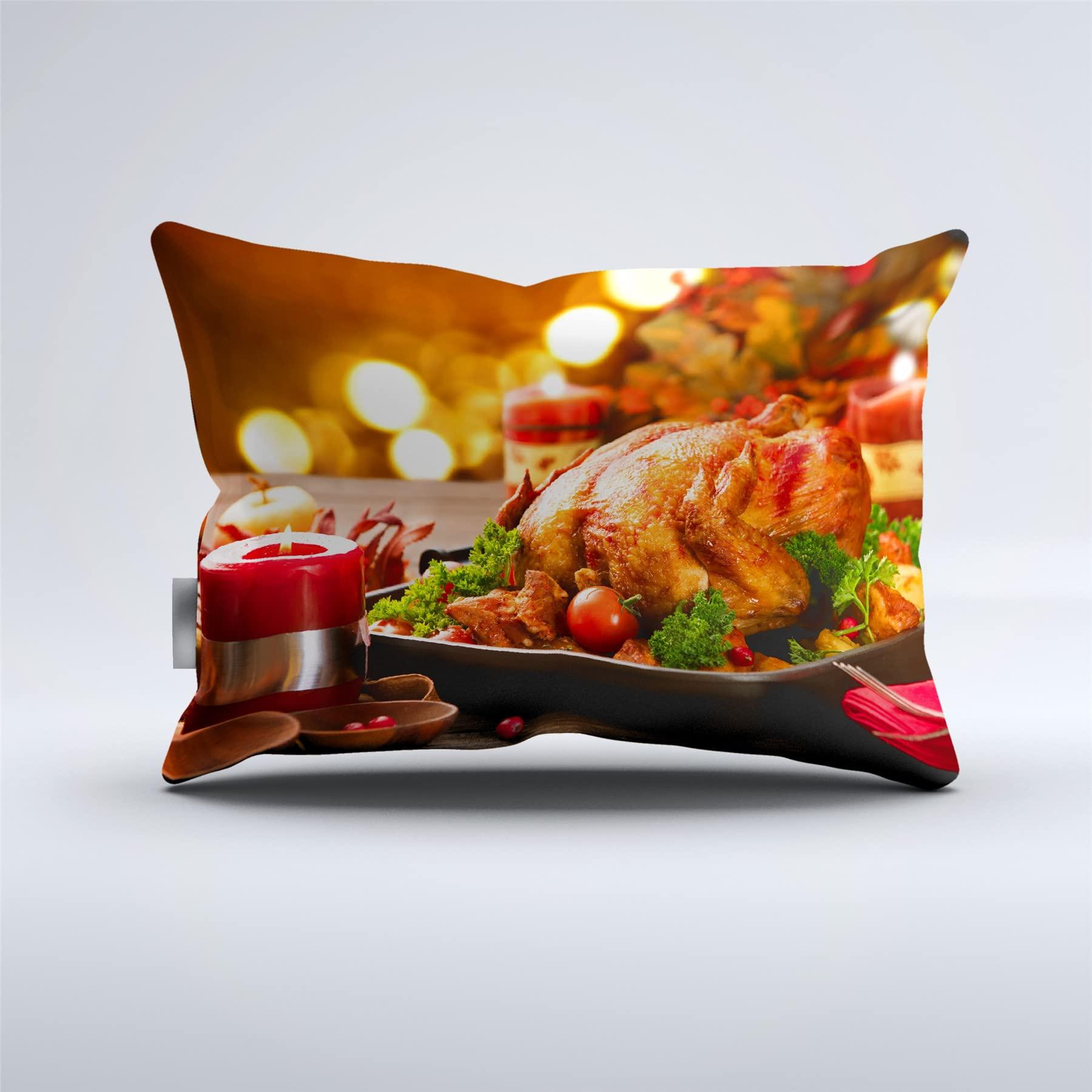 XIICOO XIICOO Cartoon Turkey Thanksgiving Day Comforter Set Funny Rooster and Hen Domestic Bedding Set 1 Comforter+2 Pillowshams(3Pcs) or Sheet (4Pcs) (A,TWIN-4PCS)