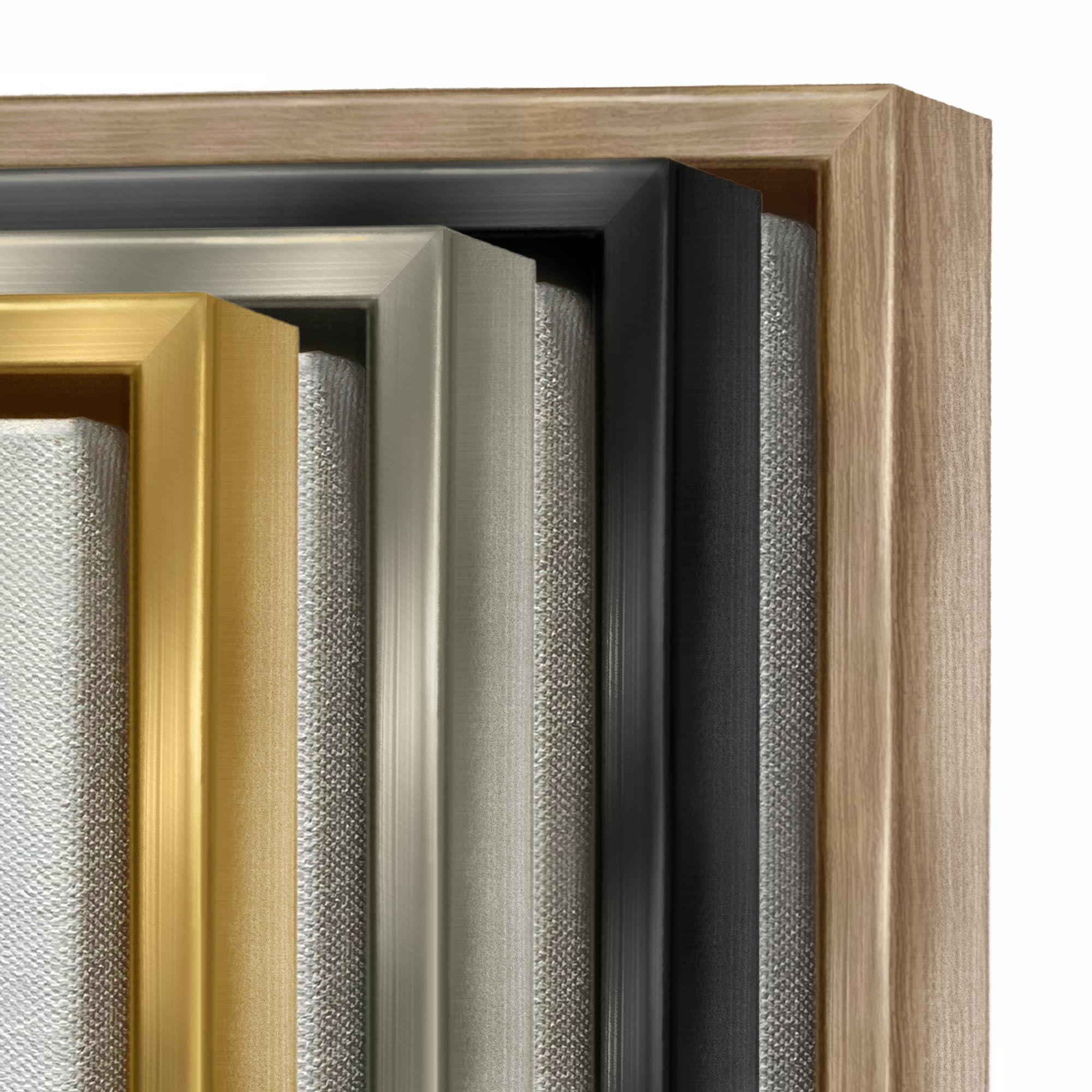 Stupell Industries Stupell Industries Fashion Designer Surf Boards Black Silver Watercolor, Design by Amanda Greenwood