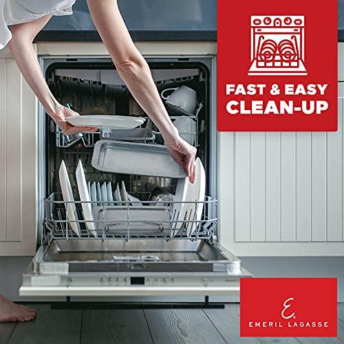 Emeril Lagasse Emeril Lagasse Everyday 360 Stainless Steel Air Fryer, 360 Quick Cook Technology, XL capacity, 9-in-1, 12 Pre-Set Cooking Functions including Bake, Rotisserie, Broil, Pizza, Slow Cook, Toaster