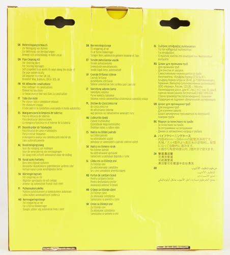 Karcher Krcher 26377670 15 m Pipe and Drain Cleaning Kit for K2 - K7 Series Domestic Pressure Washers, Black, Yellow