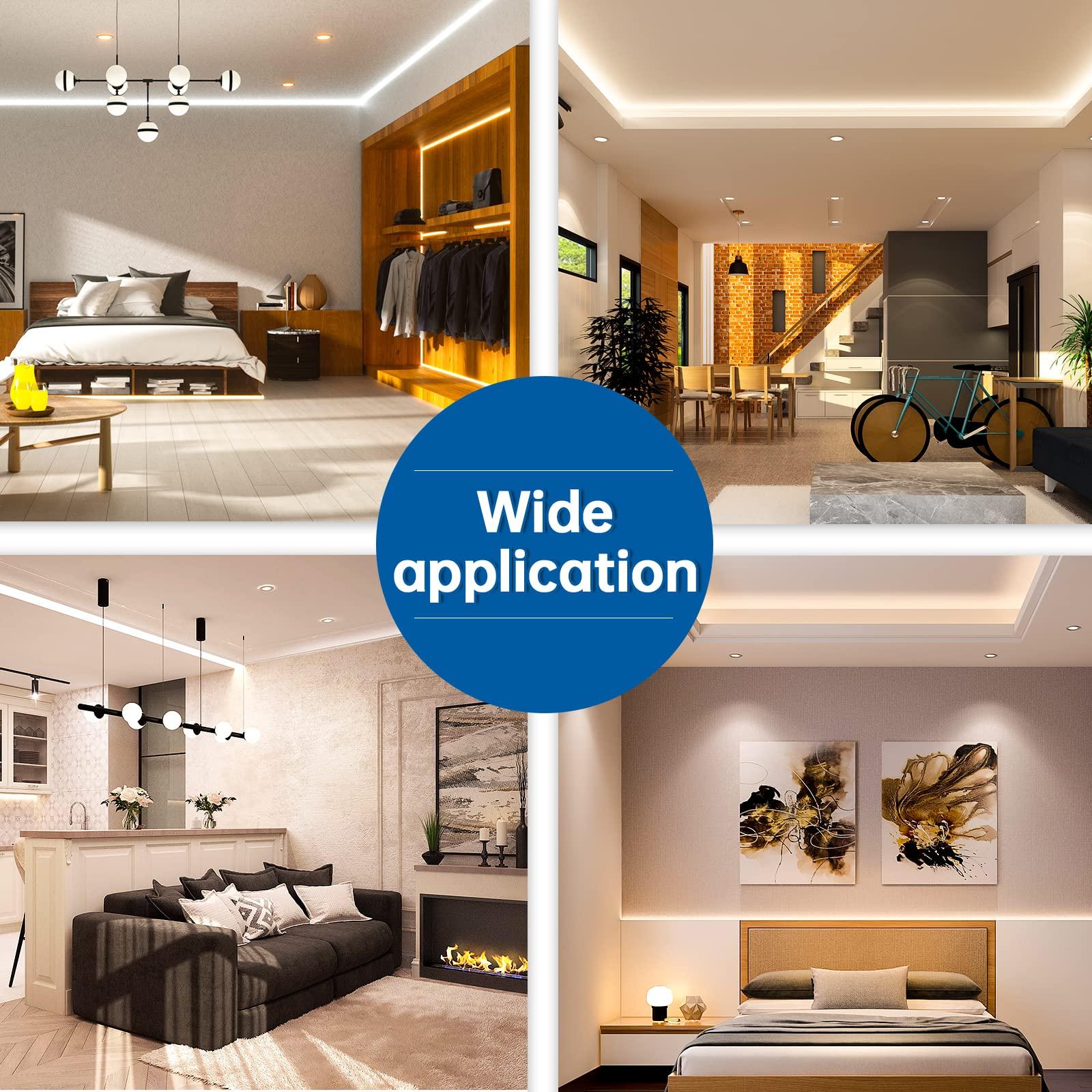 LEDVANCE SYLVANIA LED Light Bulb, 75W Equivalent A19, Efficient 12W, Medium Base, Frosted Finish, 1100 Lumens, Daylight - 4 Pack (78100)