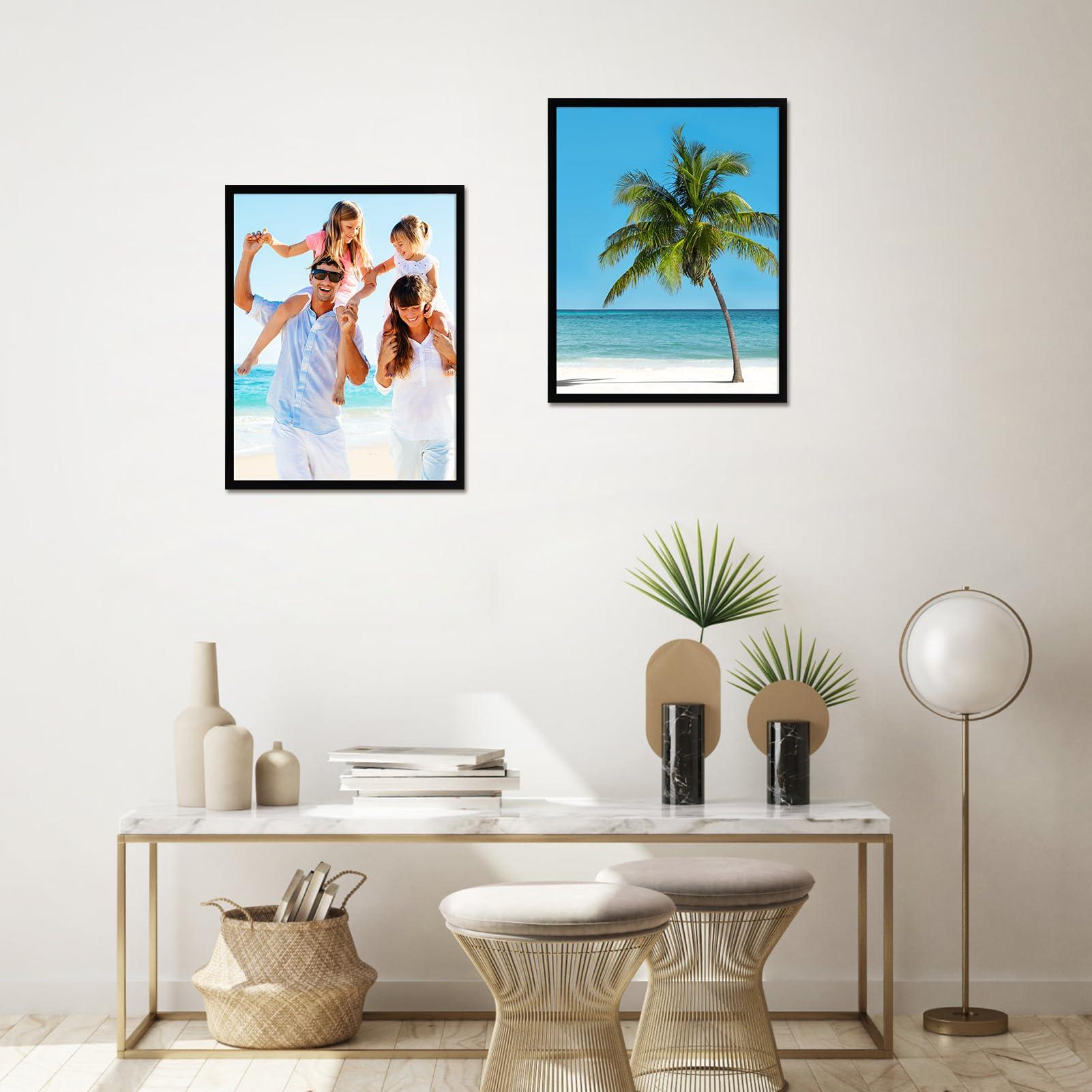 Lavezee Lavezee 14x18 Poster Frame Black Display 14 x 18 Inch Photo Picture Frame for Gallery Wall, 1 Pack