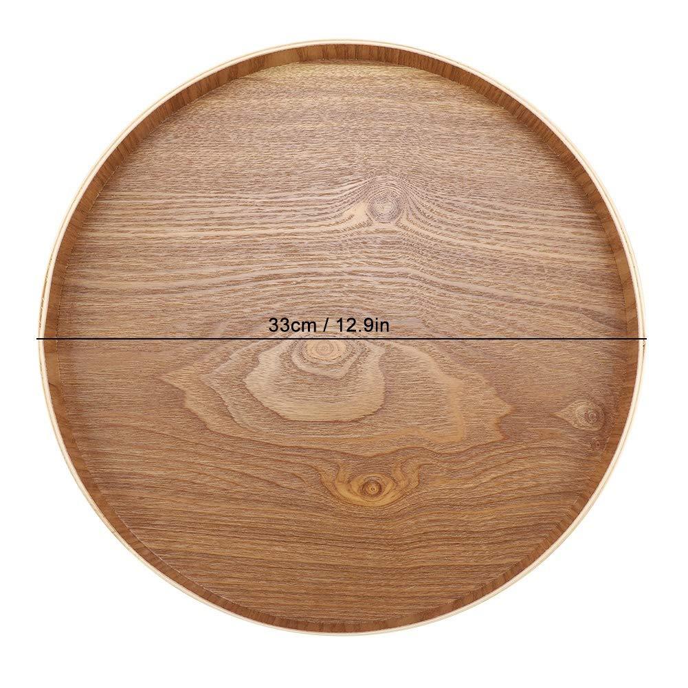 BizChair BizChair 30\" RD Natural Laminate Bar Table Top-22\"x22\" Base/Foot Ring