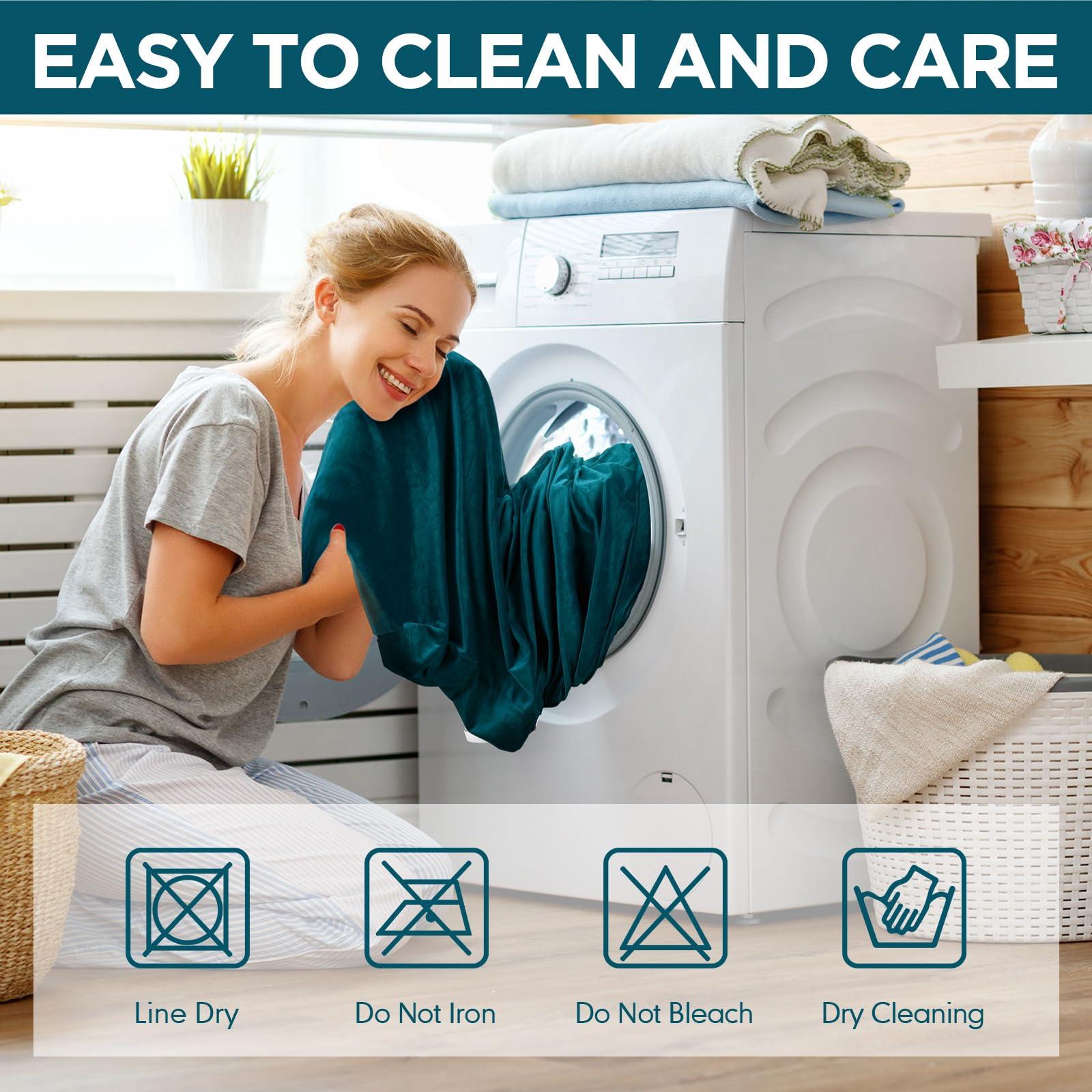 Peryiter Peryiter 7 Pcs L Shape Sectional Recliner Sofa Covers 5 Seat Sectional Couch Covers Milk Silk Velvet Stretch Reclining Sofa Slipcover Furniture Protector for Living Room(Deep Teal,Velvet)