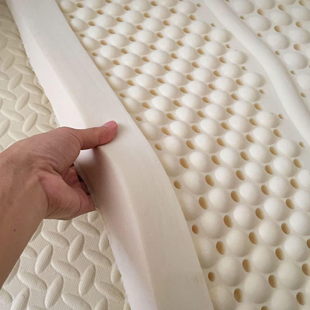 WKXTECZT WKXTECZT 100% Natural Latex Mattress,Washable Natural Latex Mattress Imported Natural Rubber Pure Mattress,Honeycomb Pore Ventilation,Latex Mattress,2in,180x220cm(71x86in)