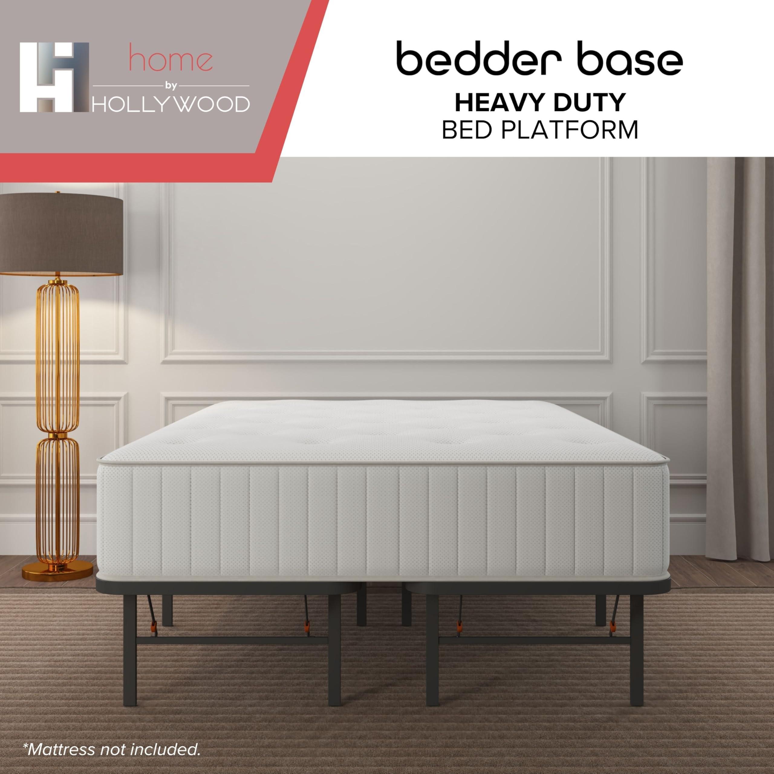 Hollywood Bed Frames Hollywood Bed Frames Bedder Base Platform, Double, Black