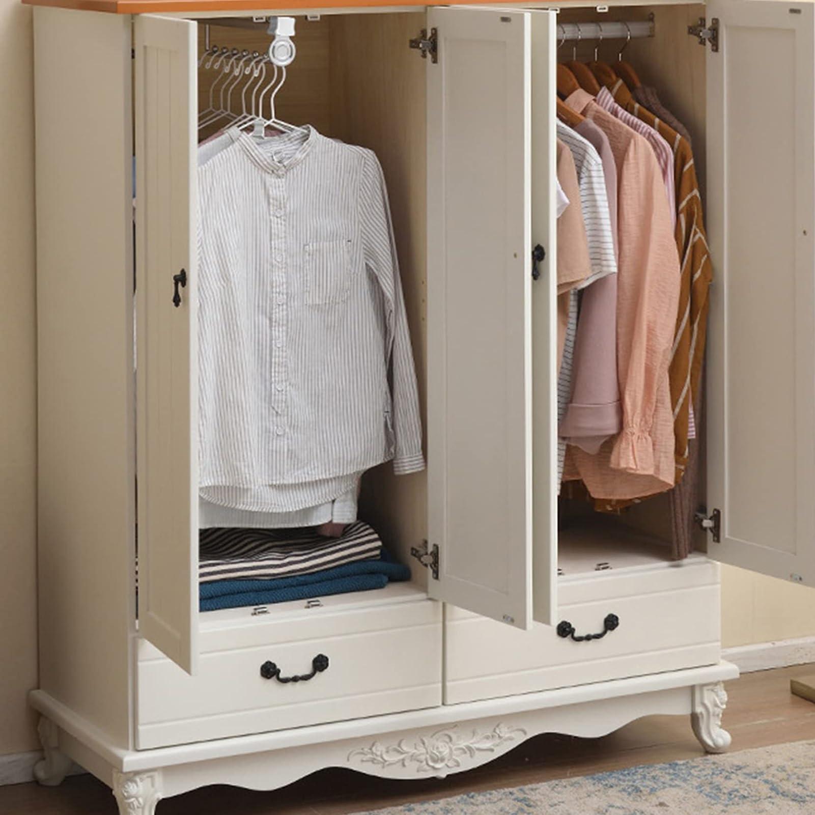 CIRONI Extendable Clothes Rail - Sliding Wardrobe Closet Rod, Pull Out Clothes Hanger Wardrobe Rail, Rail Aluminum Alloy Coat Hanger, for Wardrobe Push-Pull Hangers, 30KG Heavy Load (Size : 39.8cm)