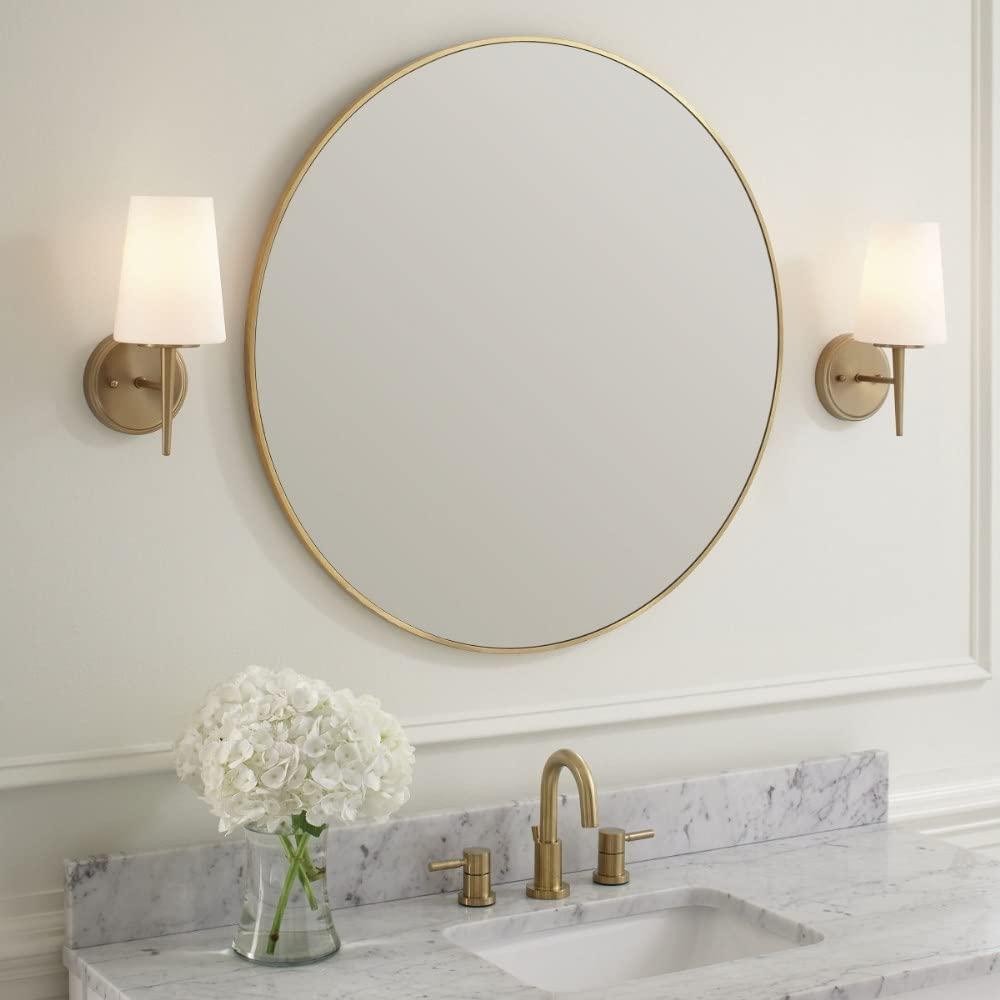 Sea Gull Lighting Sea Gull Lighting Driscoll Wall/Bath Sconce Vanity Style Fixture, One - Light, Satin Brass