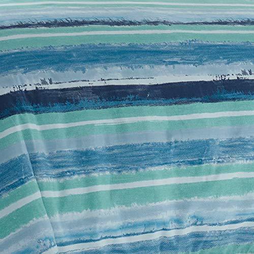 Poppy & Fritz Poppy & Fritz - Twin Comforter Set, Breathable Cotton Bedding with Matching Sham, Medium Weight for All Seasons (Alex Blue, Twin)