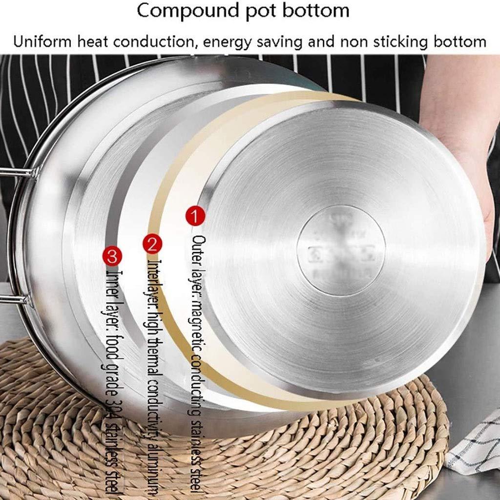 REJOON REJOON Stainless Steel Steamer Stock Pot and Steamer with Stainless Steel Lid,Stock Pot Set,2 Tier Steamer Pot,Vegetable Steam Insert Pans Set