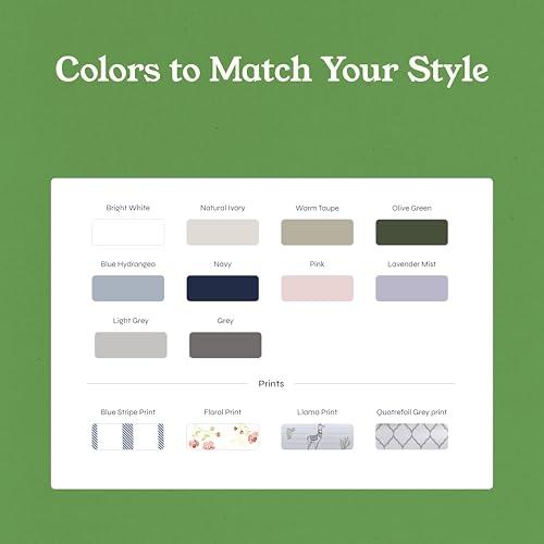 California Design Den California Design Den 100% Organic Cotton King Size Sheet Set, Percale Sheets, Deep Pocket King Sheets, GOTS Certified Luxury Sheets, King Size Cotton Bed Sheets, Blue Hydrangea Sheets