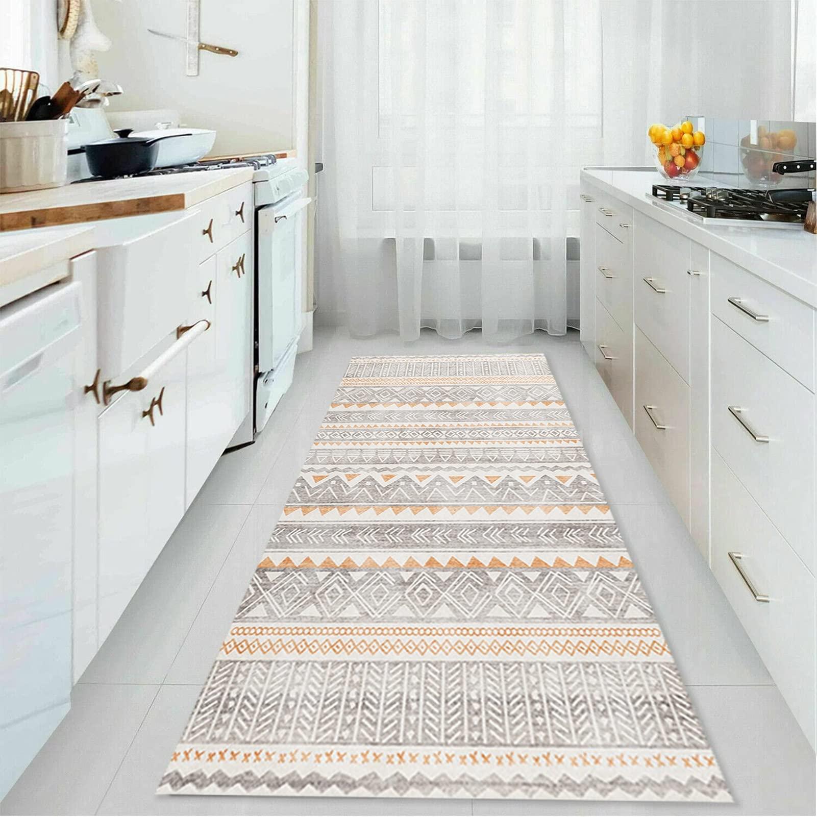 ONISUM Long Carpet Runners for Hallway, Kitchen Hall Stairs Passage Narrow Rugs, Home Decoration Area Rugs, Rubber Backed Non Slip Runner Rugs - Customizable Length ( Size : 2.6 ft 13.1 ft )