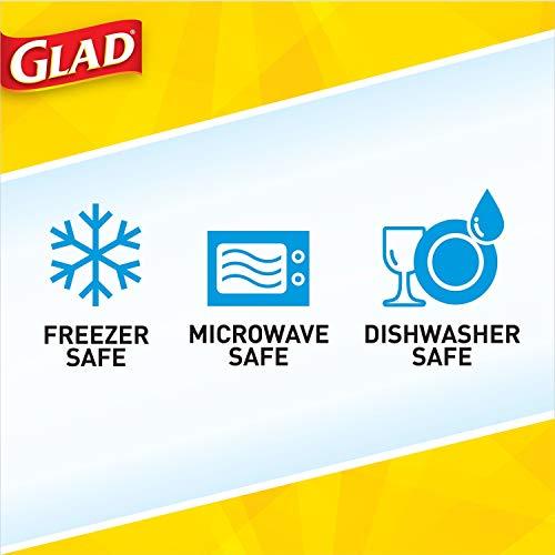 Glad Glad Food Storage Containers, 24 oz, 5 Count