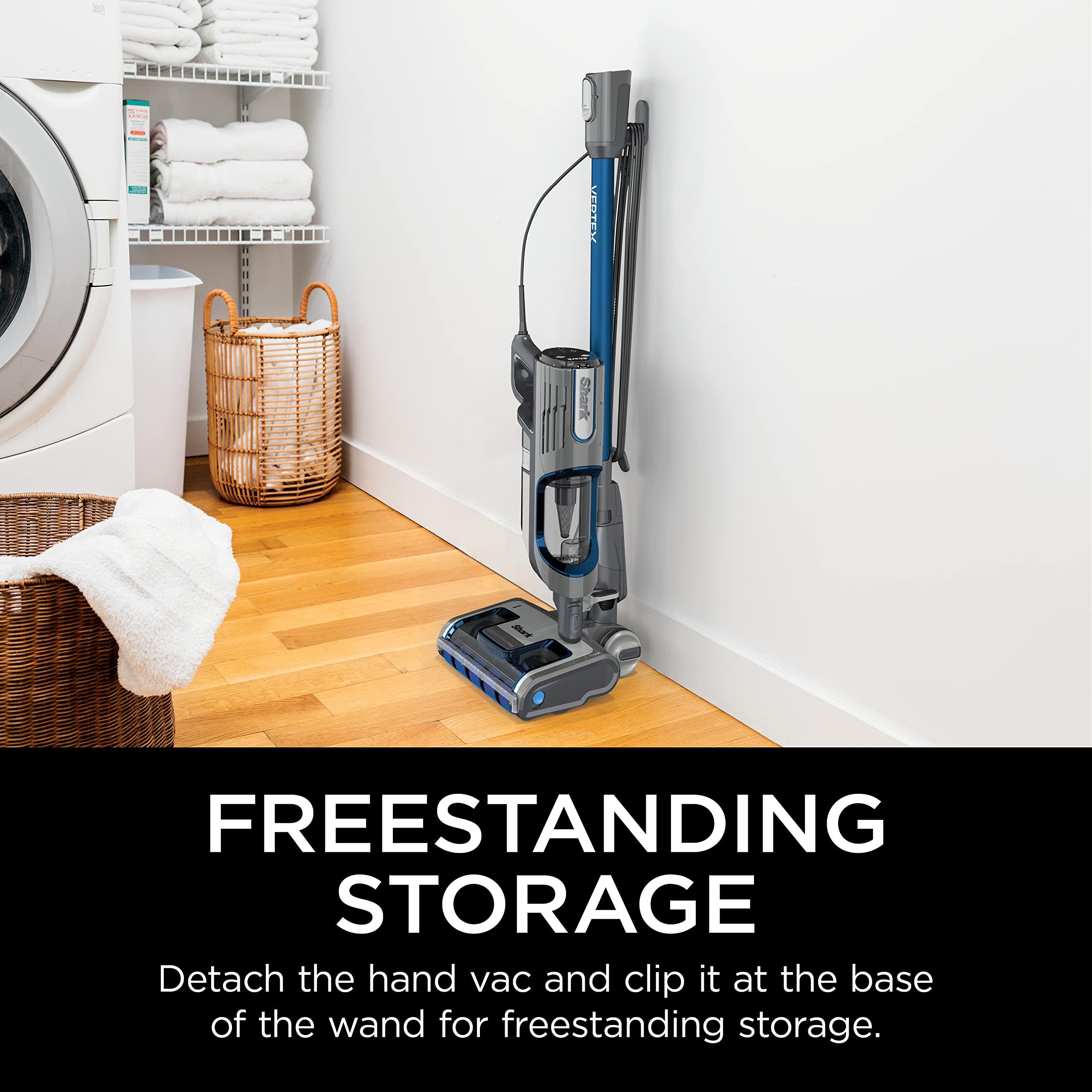 Shark Shark HZ2002 Vertex Ultralight Corded Stick DuoClean PowerFins & Self-Cleaning Brushroll, Perfect for Pets, Removable Hand Vacuum, Upholstery Tool, Dusting & Power Brushes, Cobalt Blue