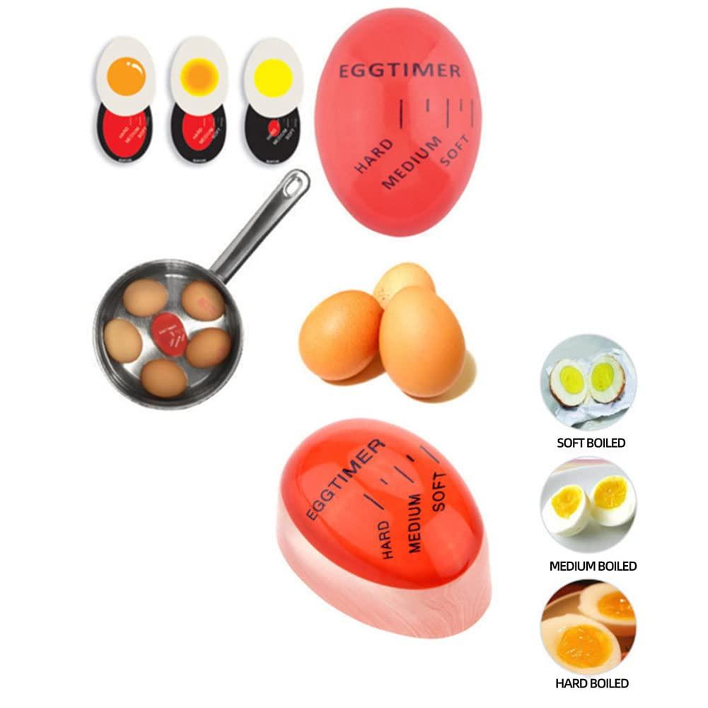 brandname Egg Cracker Topper Set for Soft Boiled Eggs Includes 1 Stainless Steel Egg Topper 6 Egg holder cups 6 Egg Spoons 1 Egg Timer 1 Egg Yolk Separator