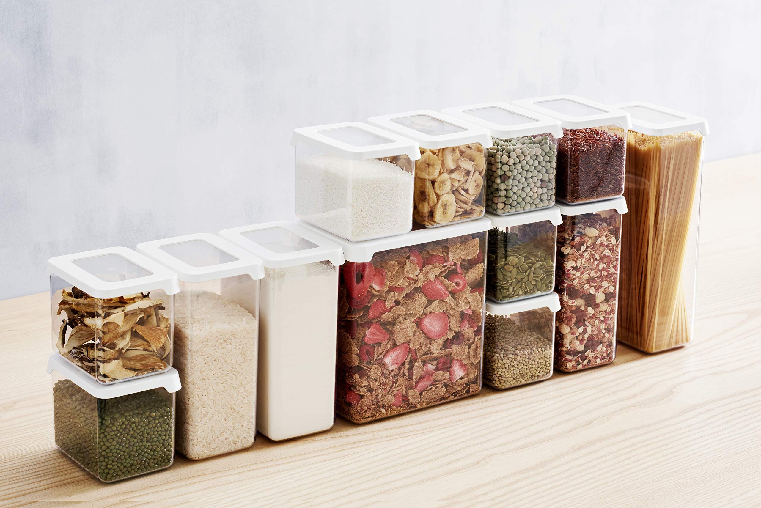 SmartStore GASTROMAX Dry Food Keeper 2.25 Liter Transparent White Colour, One Size