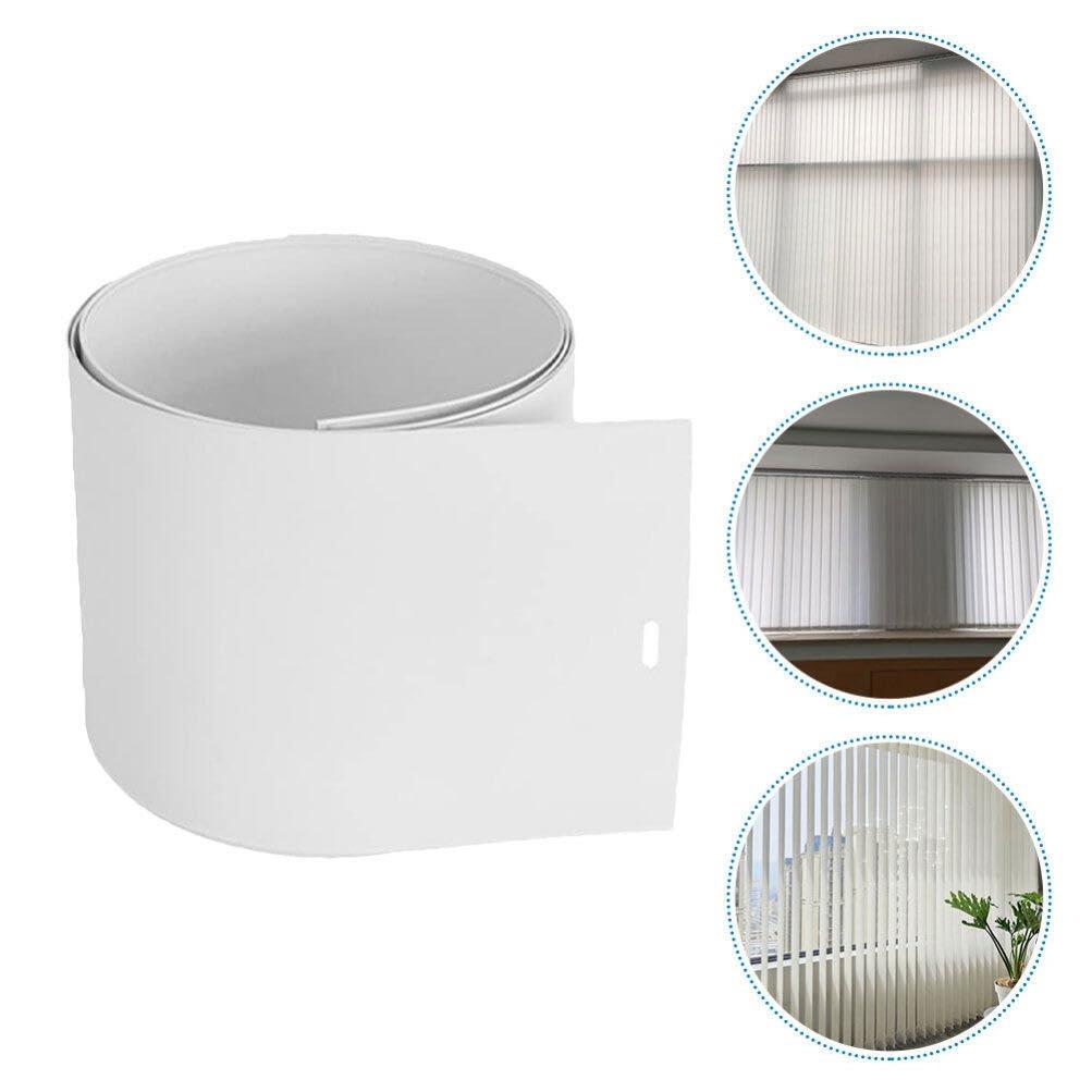 HOLIDYOYO HOLIDYOYO 10pcs Vertical Blinds Replacement Slats Window Blinds Slats for Sliding Door Window Parts Repair Kit White