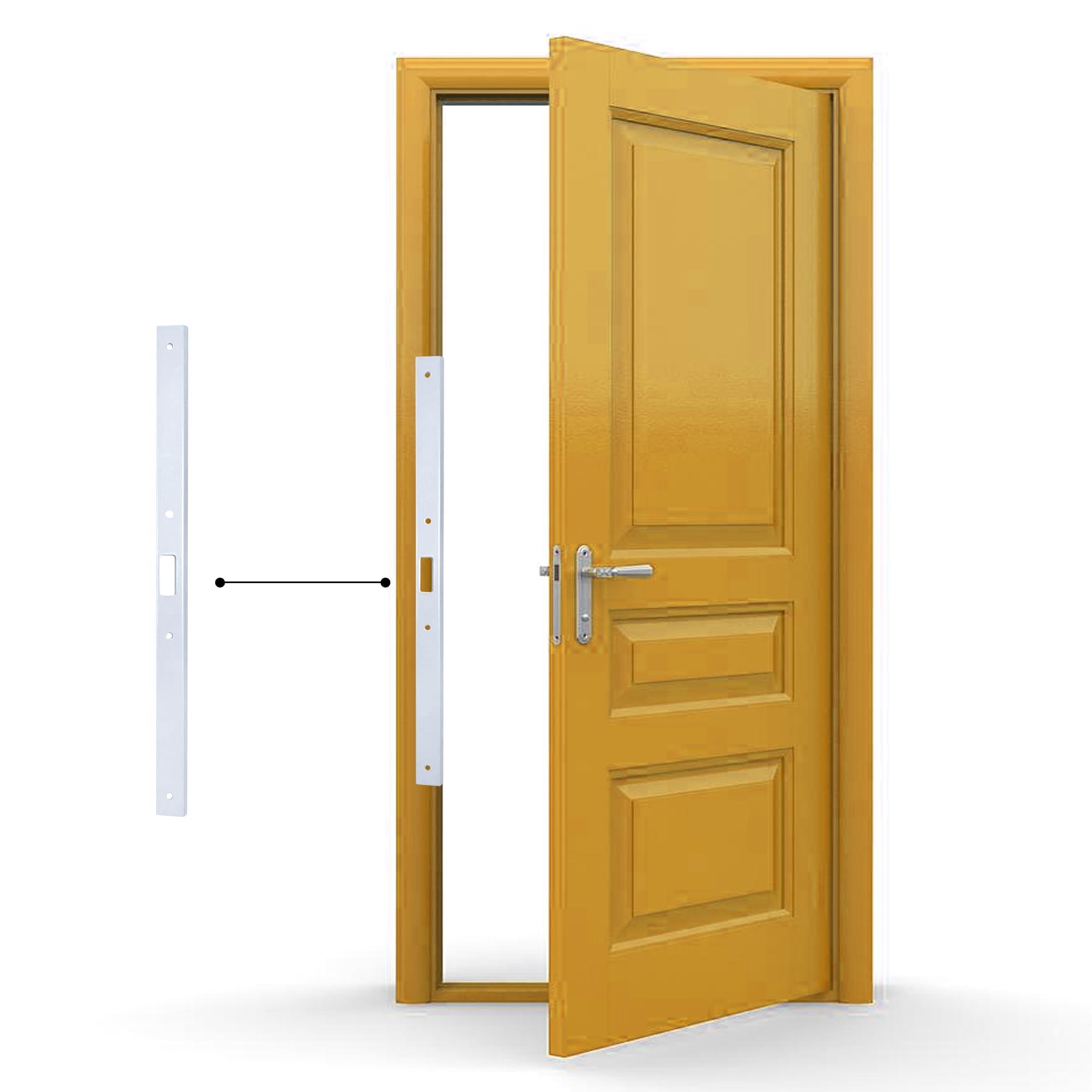 Armor Concepts Armor Concepts Interior Fix-A-Jamb 24\" Interior Door Jamb Repair Kit, Door Repair Kit for Interior Doors, Door Home Repair in 5 Minutes, Perfect for Apartments and Homes (White)