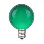Novelty Lights Novelty Lights 25 Pack G40 Green Outdoor Globe Bulbs, Light Bulbs Glass Incandescent Bulbs with 3000 Hour Lifespan, Globe String Lights Replacement Bulbs