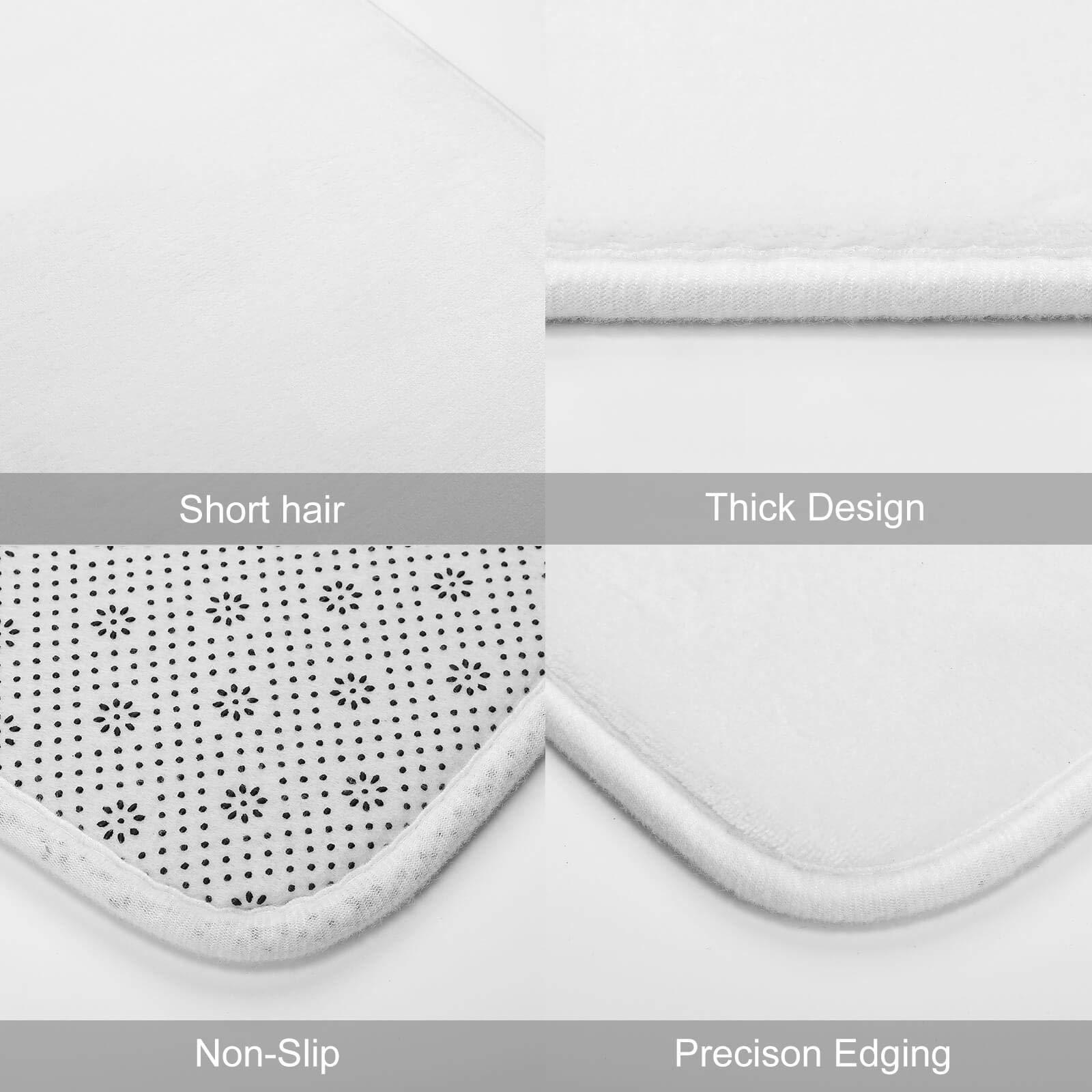 YTEBSIUA Custom Commercial Door Mats Carpet Personalized Logo Text Entryway Rug with Non-Slip Rubber Backing Indoor Doormat 60"x40" Indigo Blue