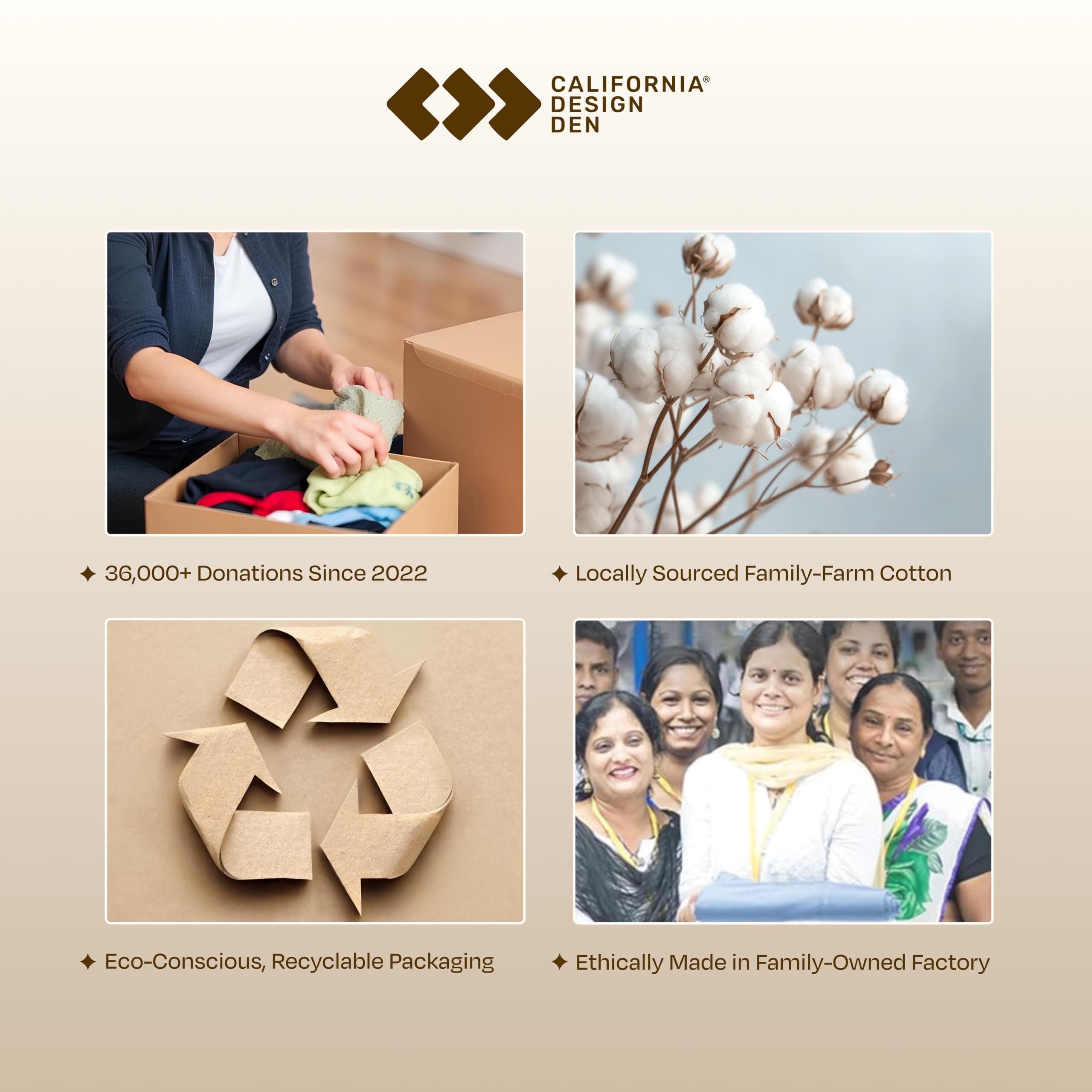 California Design Den California Design Den Luxury Split King Sheets Sets for Adjustable Bed -Buttery Soft 800 Thread Count 100% Cotton Set -Beats Fake Egyptian Claims,Bedding Set with Durable Twin XL Fitted Sheets (Ivory)