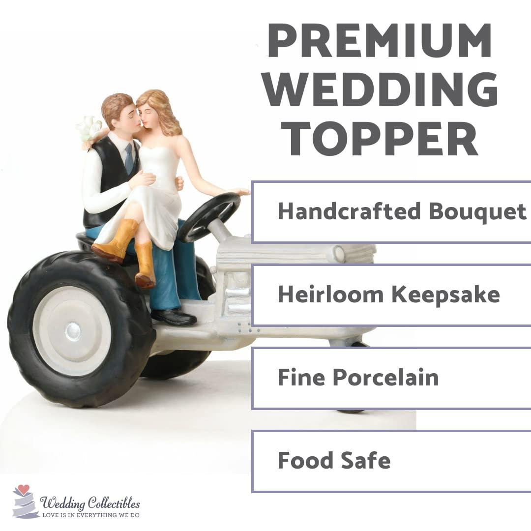 Wedding Collectibles Wedding Collectibles Tractor Western Wedding Cake Topper