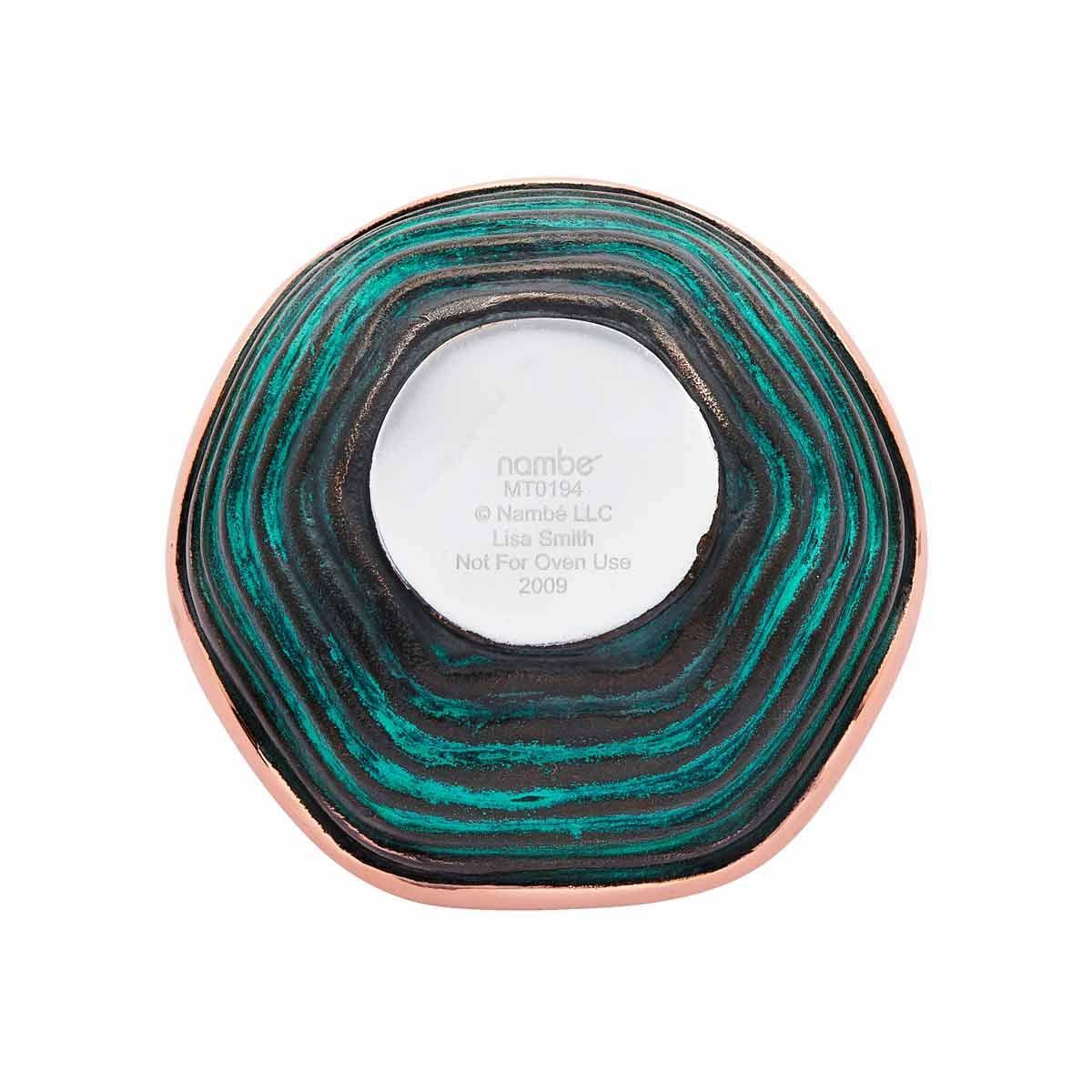 nambe nambe Small Copper Canyon Bowl | 6-Inch Fruit or Snack Bowl for Kitchen Counter, Table, Mantel Dcor | Decorative Scalloped Edge Vegetable Basket | Salad Serving Bowl | 16-Ounce