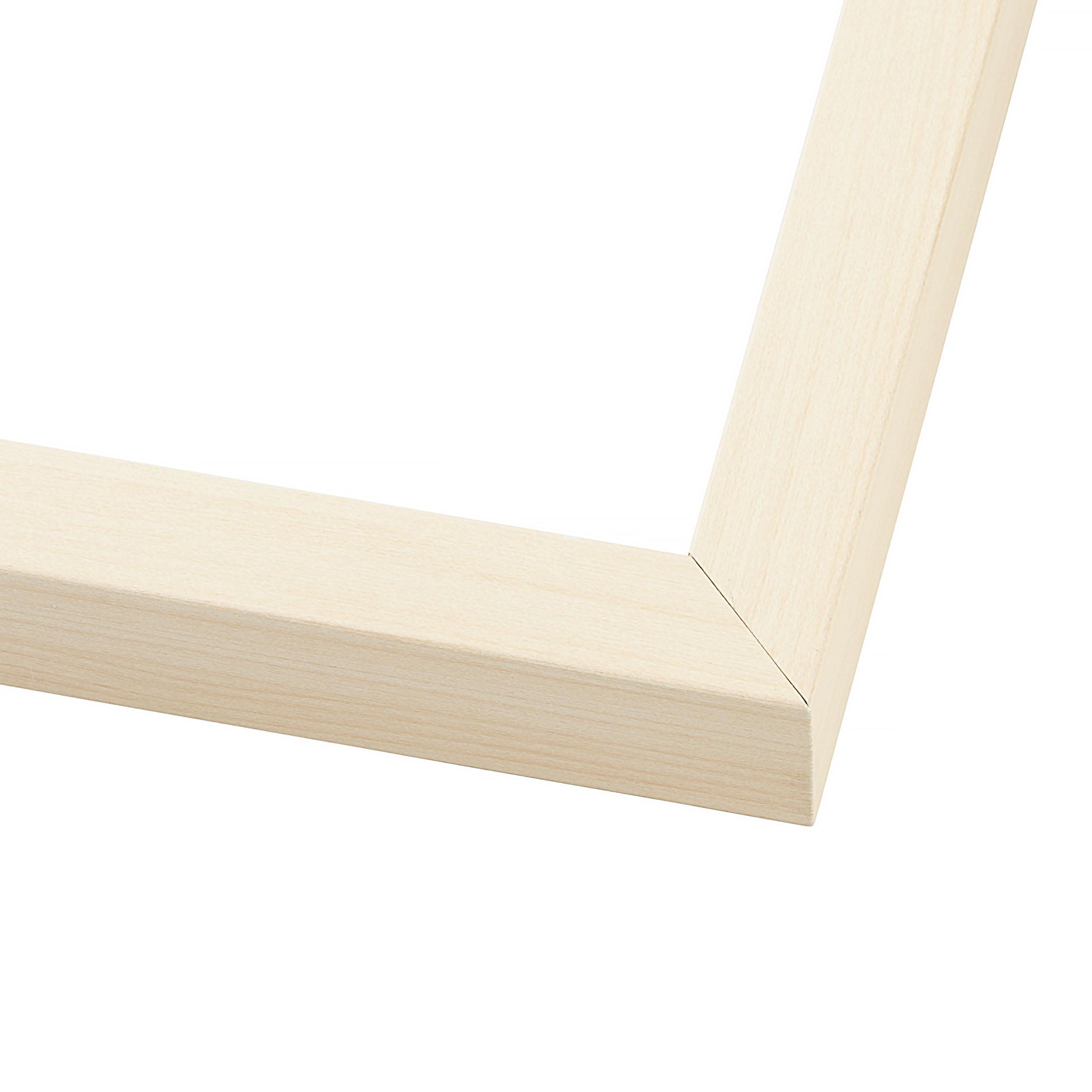 CustomPictureFrames.com 5x5 IN Shadow Box Cream of Wheat White Washed Display Frame | 0.875 Inches Deep Solid Wood Shadowbox | UV Resistant Acrylic Front, Acid Free Backing, and Hanging Hardware | Waverly Picture Frame Style