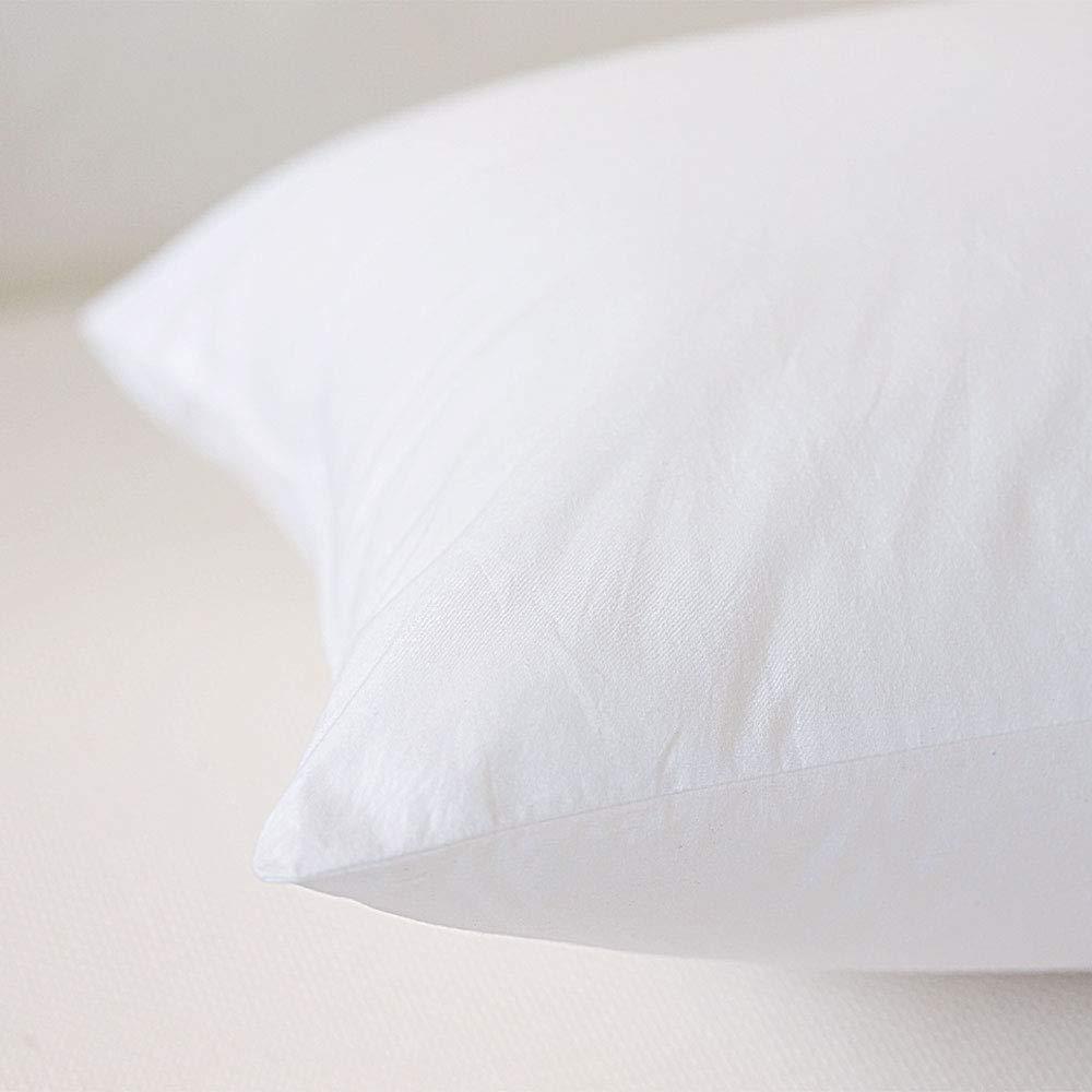 Plankroad Home Dcor Plankroad Home Dcor 21x76 Hypoallergenic Luxury 100% Small Feather Rectangular Grand King Pillow Insert, 100% Cambric Cotton Shell, Never Vacuum-Packed, Odorless, Made in USA