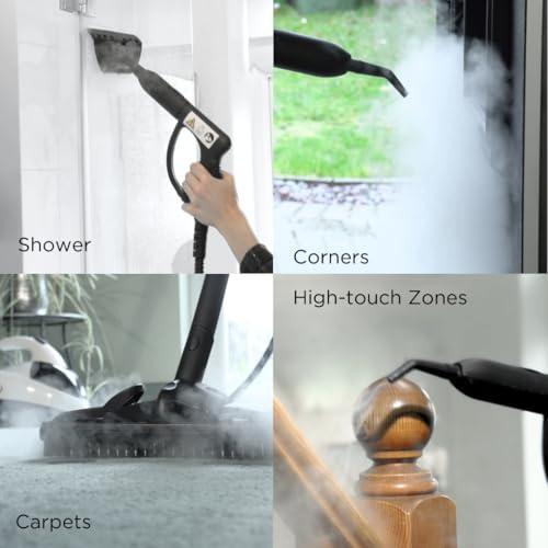 Ewbank Ewbank 1800W Steam Cleaner, with attachments, Carpets, Tile, Floors, car, Upholstery, Bathroom, Kitchen, Windows, Grout