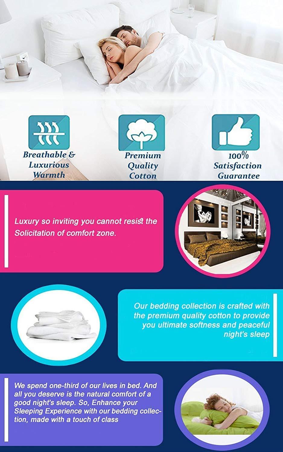 Elf Linen Elf Linen Luxurious 1500 Thread Count Italian Finish 100% Egyptian Cotton 4-Piece Bed Sheet Set, King, Burgundy Stripe Pattern (Fits Mattress Up to 24-26\" Deep Pocket)