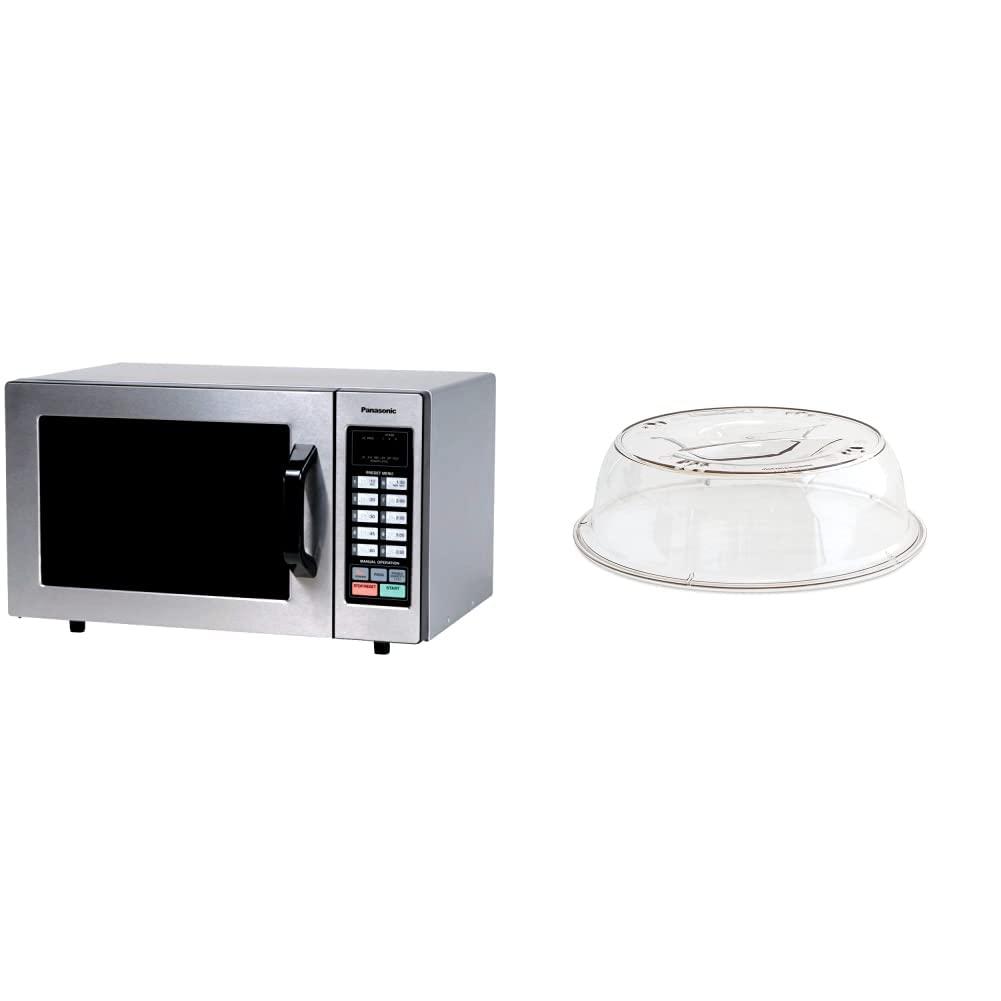 Panasonic Panasonic 1000W Commercial Microwave Oven With Nordic Ware Deluxe Plate Cover