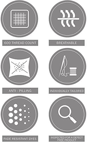 Cotton Hub 600-Thread-Count-100% Pure Cotton 4 Piece Sheet Set- Long Staple Combed Cotton Sheet Set, Soft and Silky Sateen Weave, Fits Mattress Upto 15 Inches Deep Pocket-Purple(Twin XL)