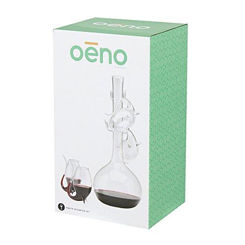 Oenophilia Oenophilia Porto Port Decanter Set, 3.5"H x 1.75"W x 3"D, Clear